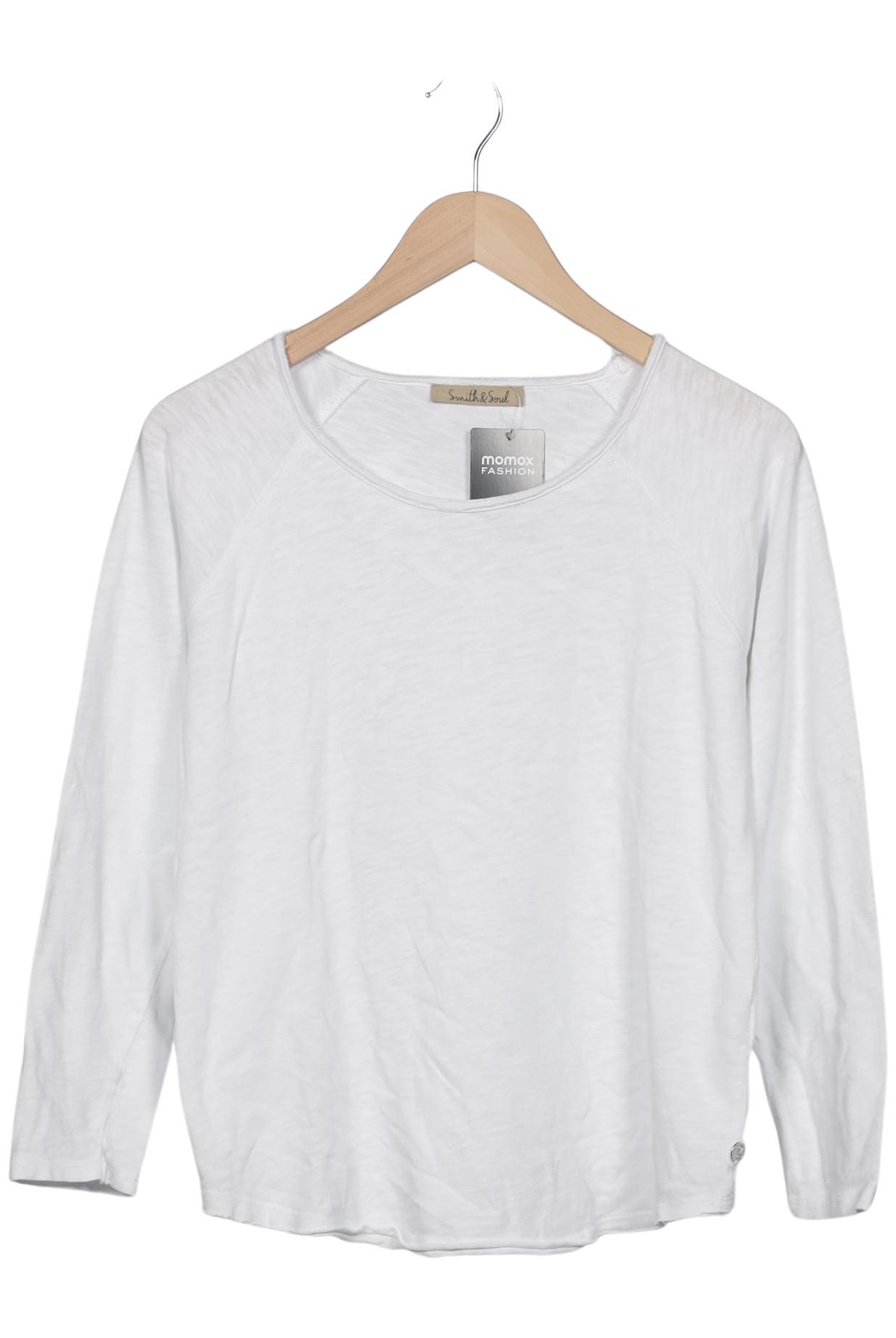 

Smith&Soul Damen Langarmshirt, weiß, Gr. 38