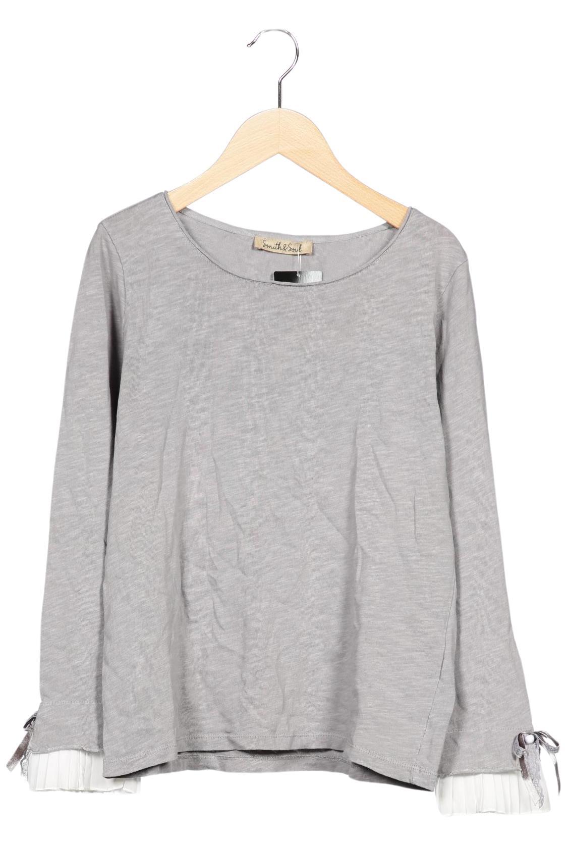 

Smith&Soul Damen Langarmshirt, grau, Gr. 34