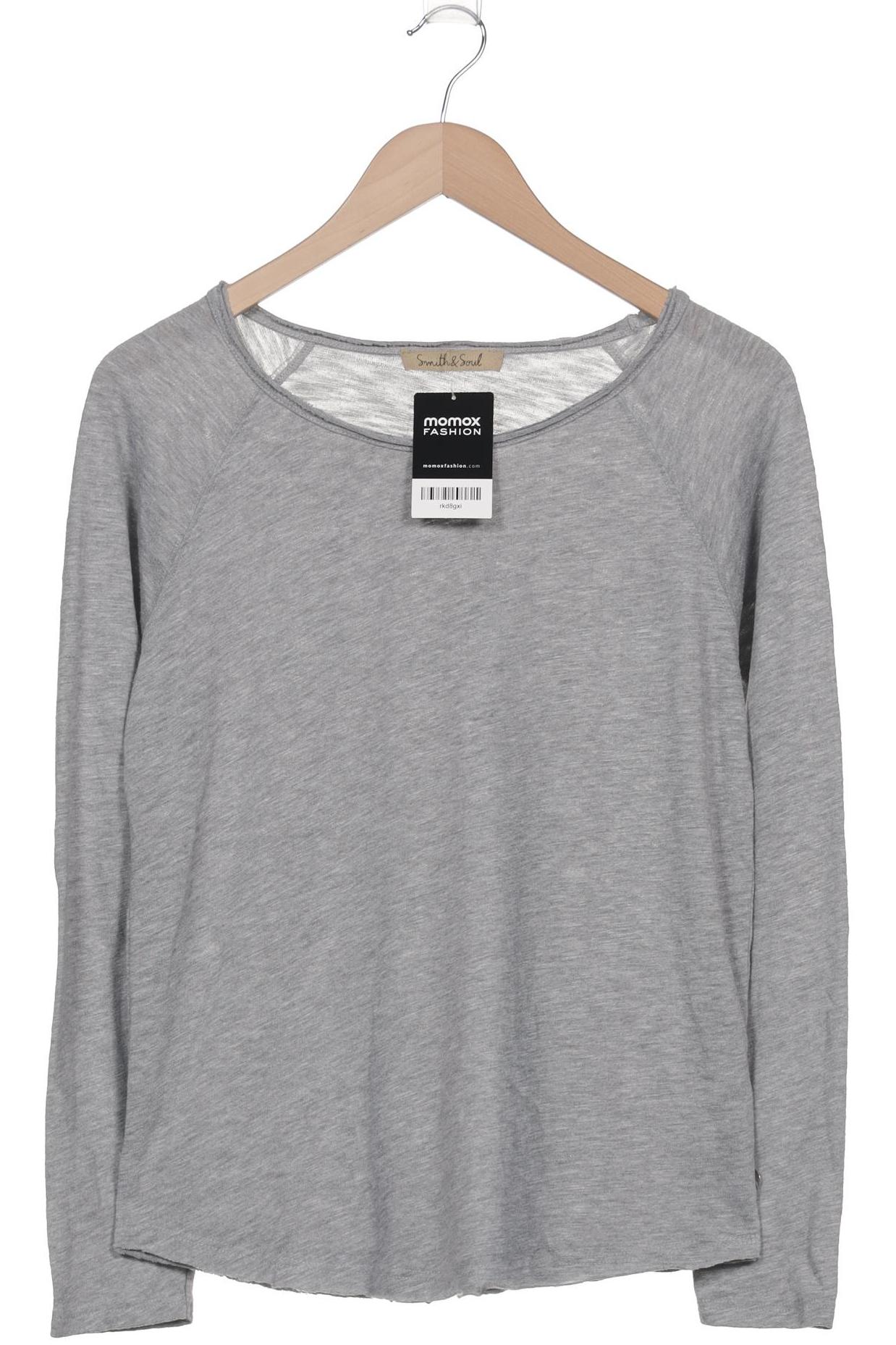 

Smith&Soul Damen Langarmshirt, grau, Gr. 36