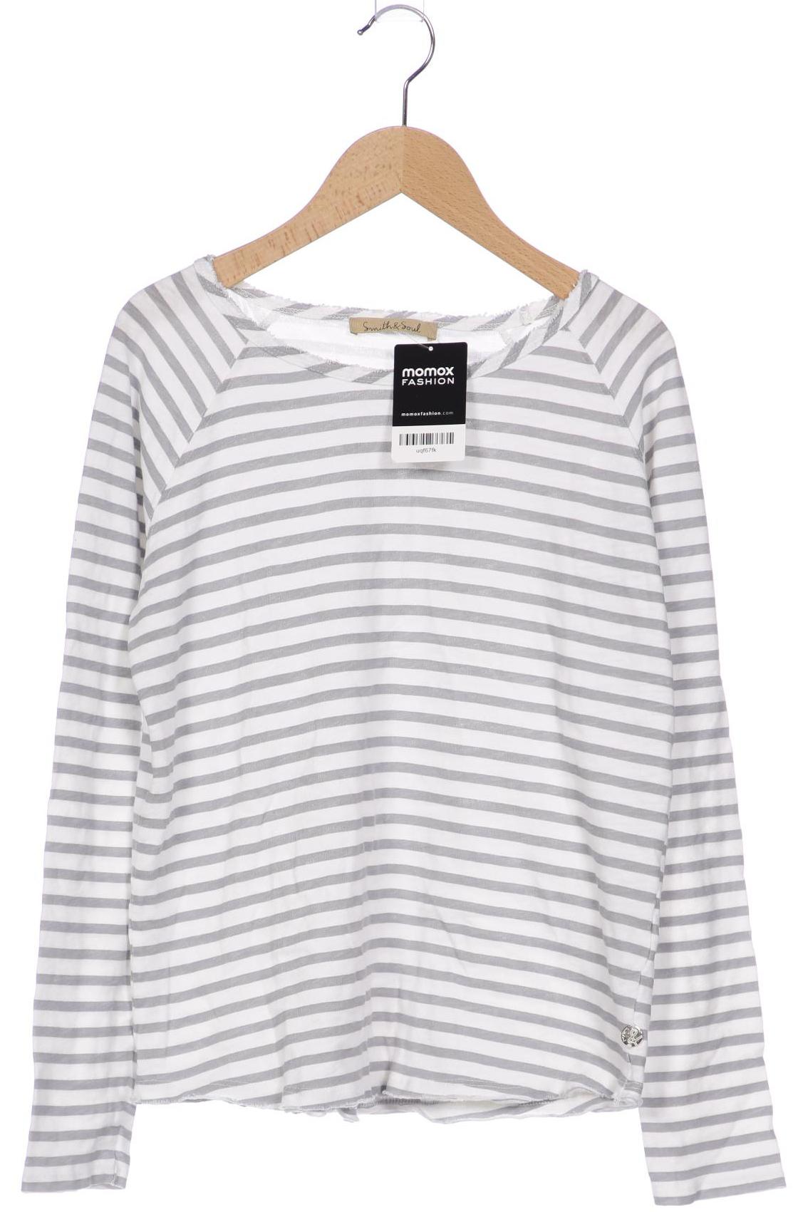 

Smith&Soul Damen Langarmshirt, weiß, Gr. 34
