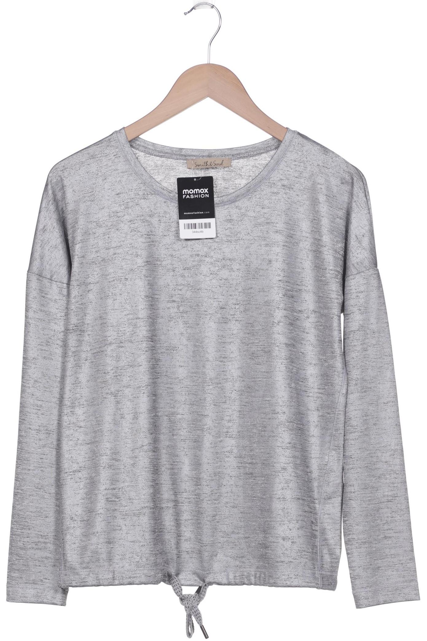 

Smith&Soul Damen Langarmshirt, silber, Gr. 38