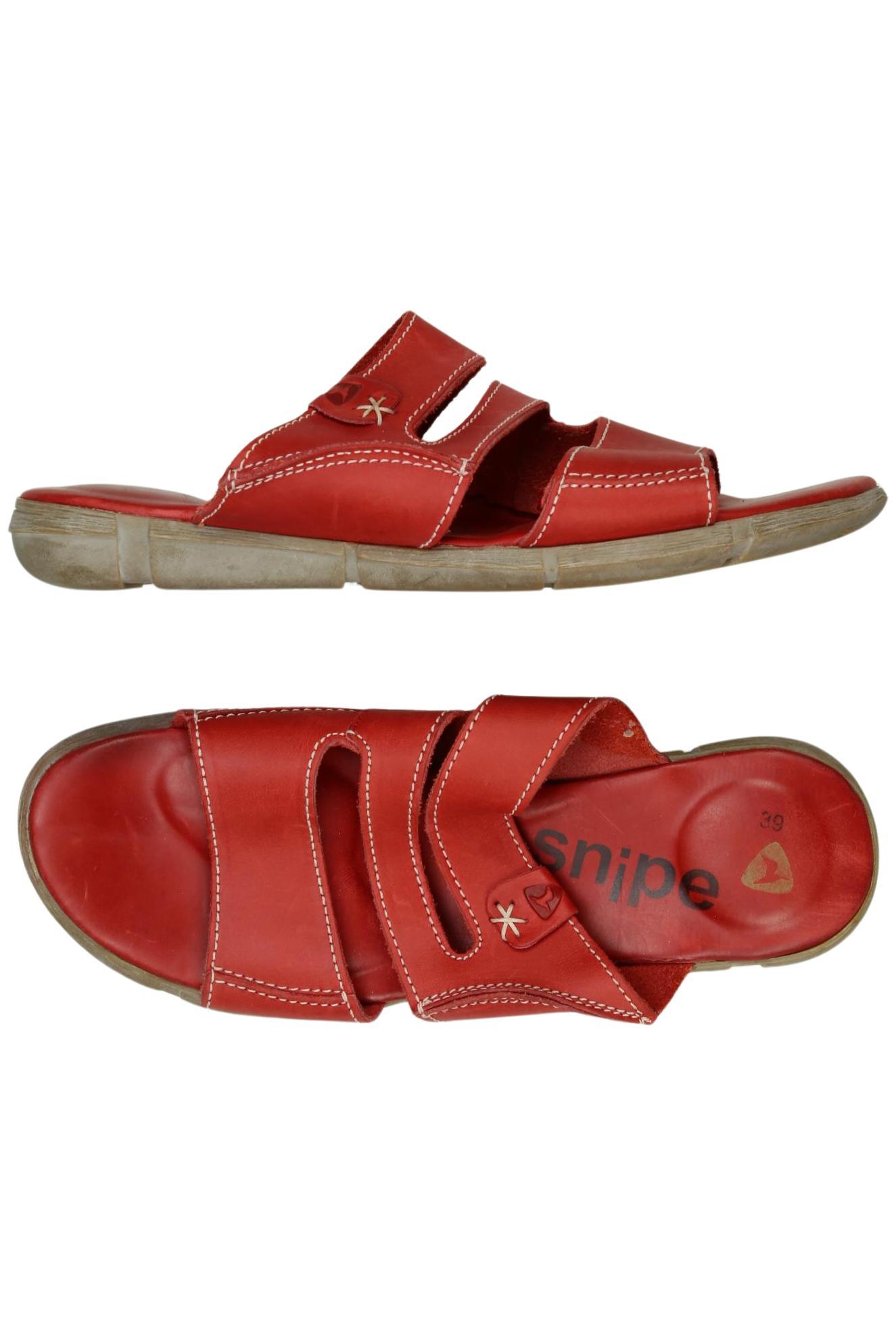 

snipe Damen Sandale, rot, Gr. 39