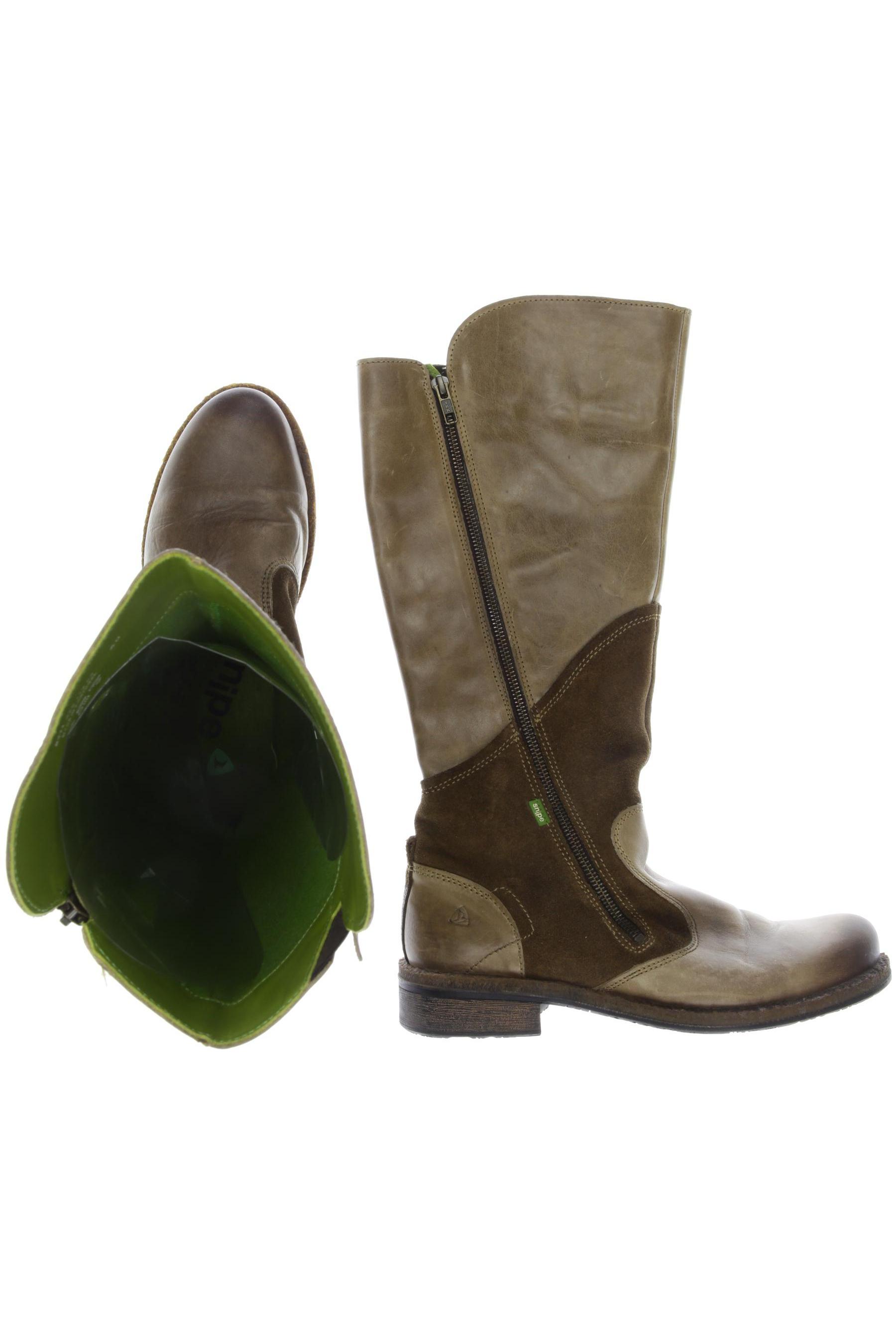 

snipe Damen Stiefel, beige, Gr. 40