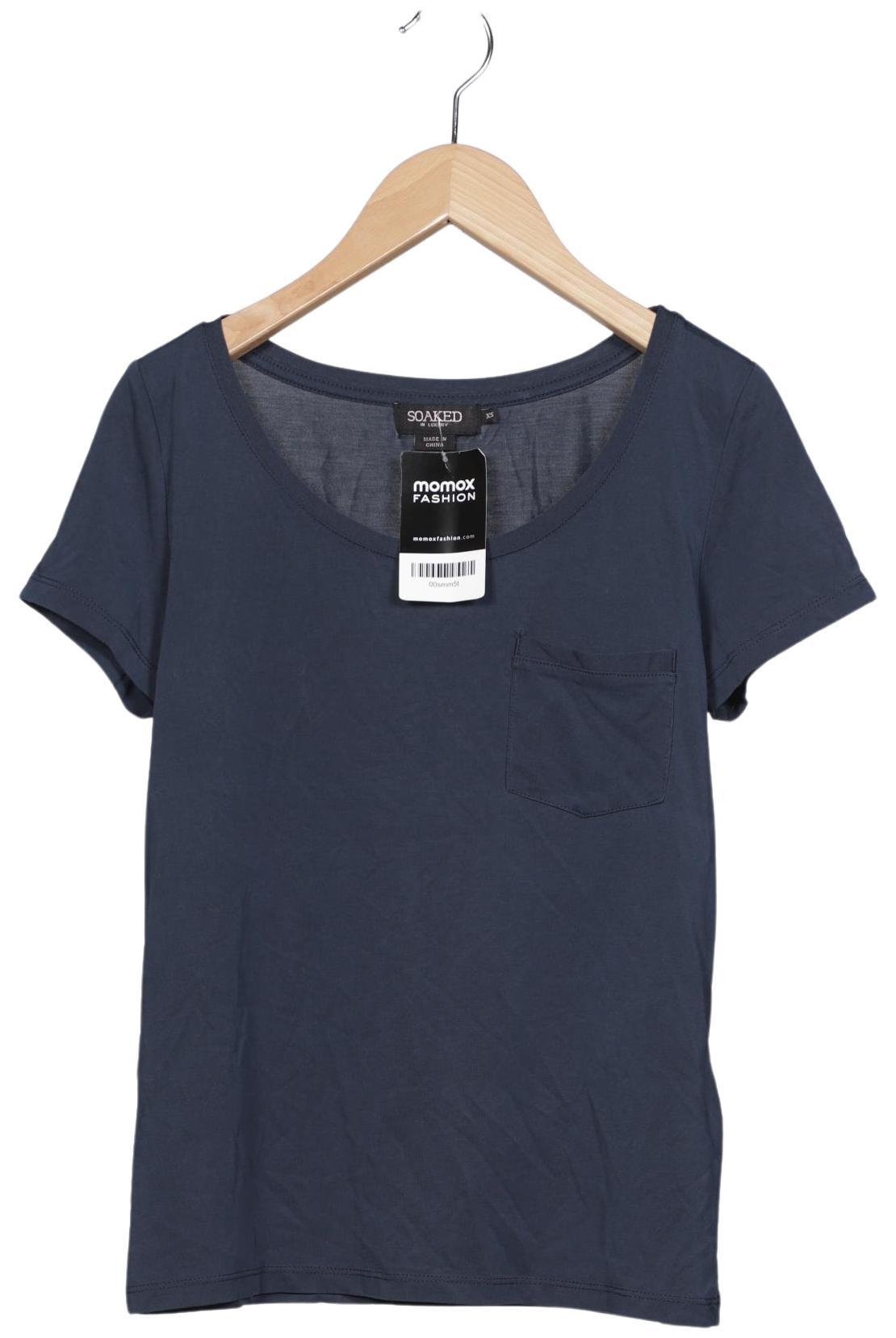 

Soaked in Luxury Damen T-Shirt, marineblau, Gr. 34