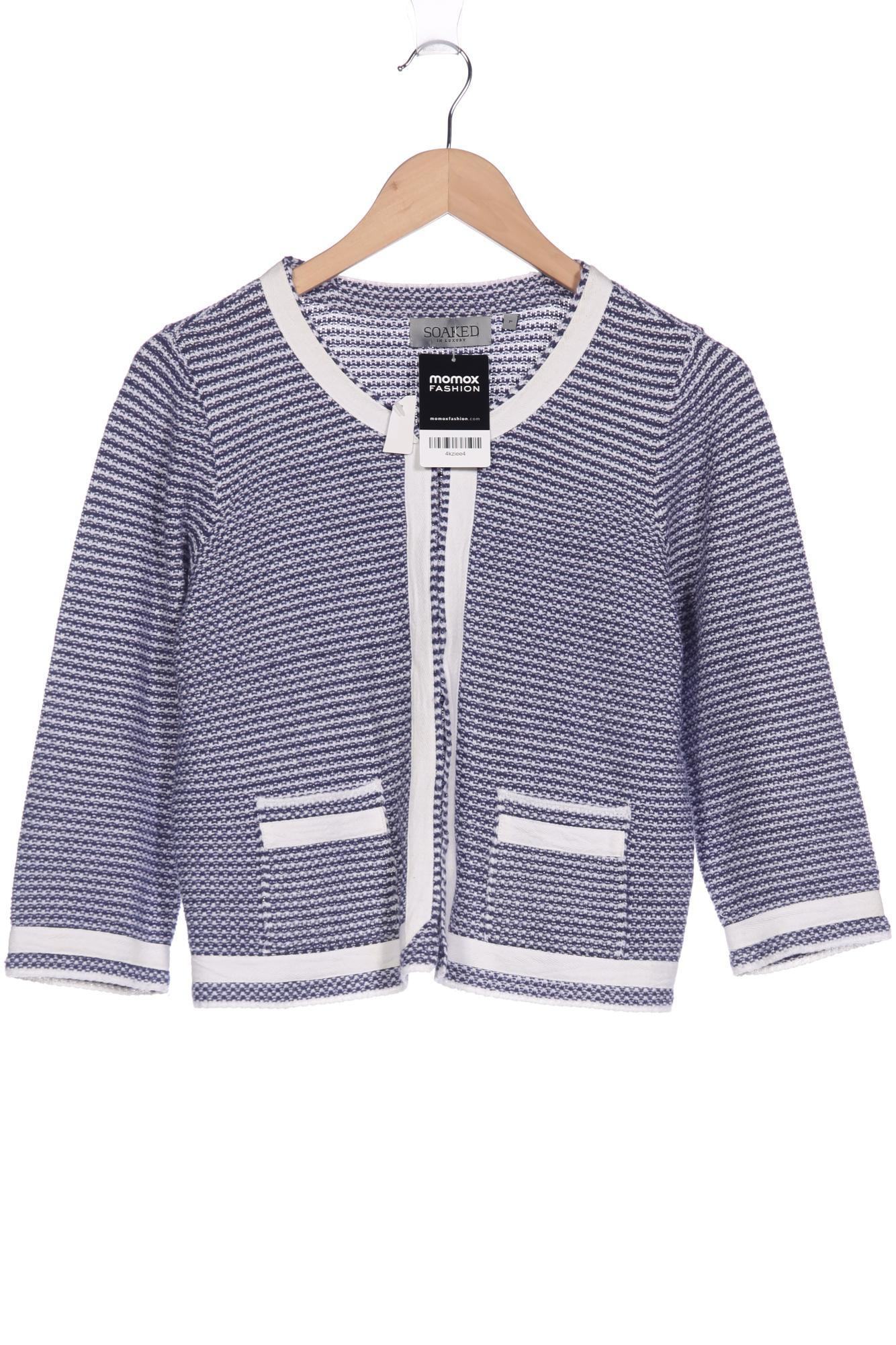 

Soaked in Luxury Damen Strickjacke, blau, Gr. 42