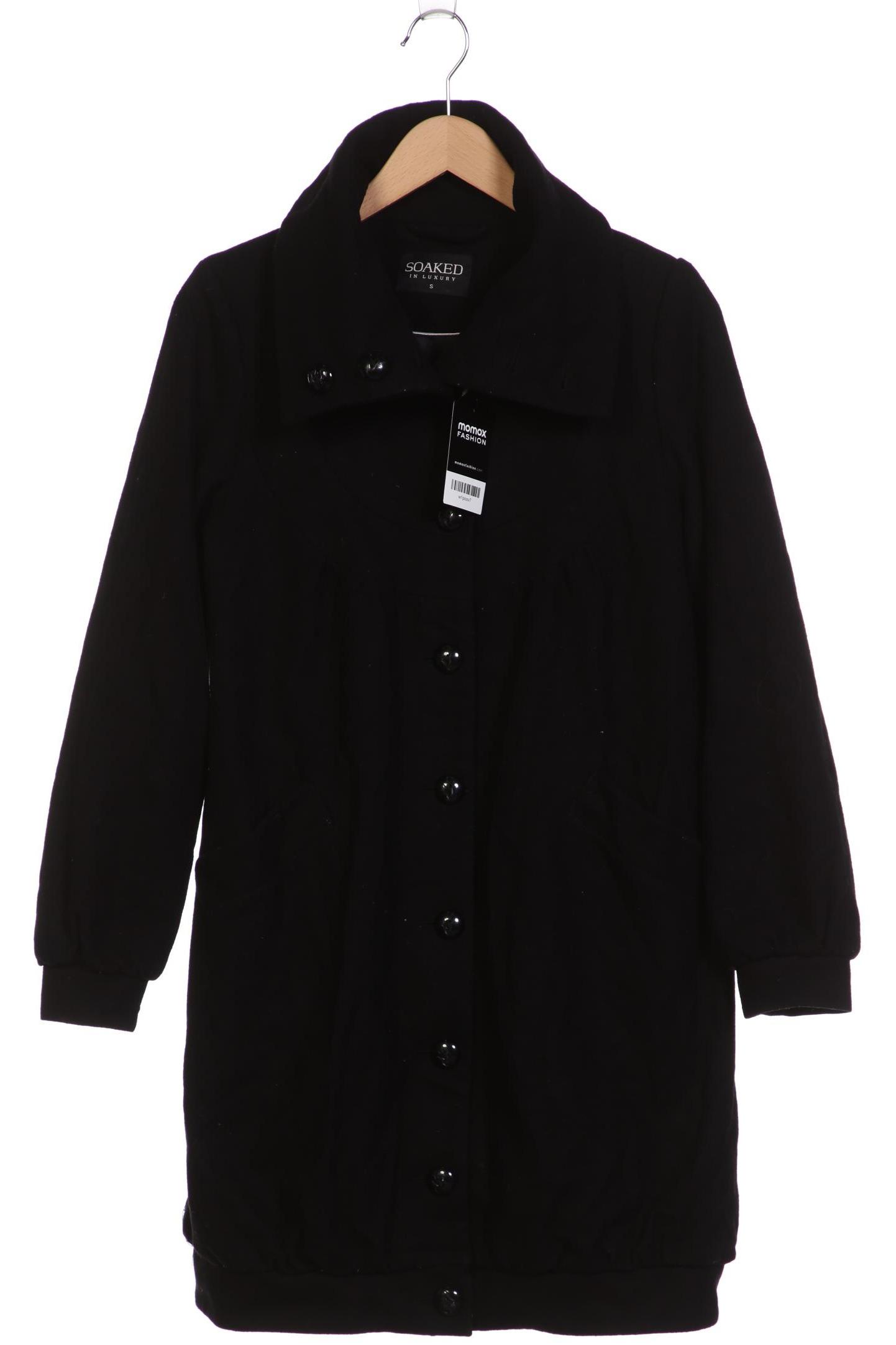 

Soaked in Luxury Damen Mantel, schwarz, Gr. 36