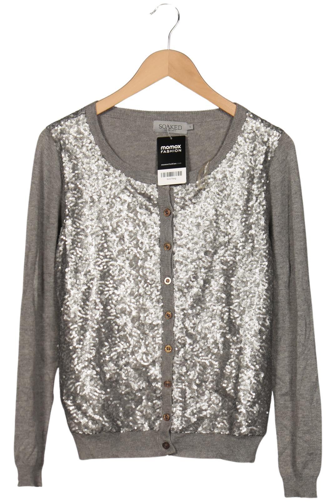 

Soaked in Luxury Damen Strickjacke, grau, Gr. 42