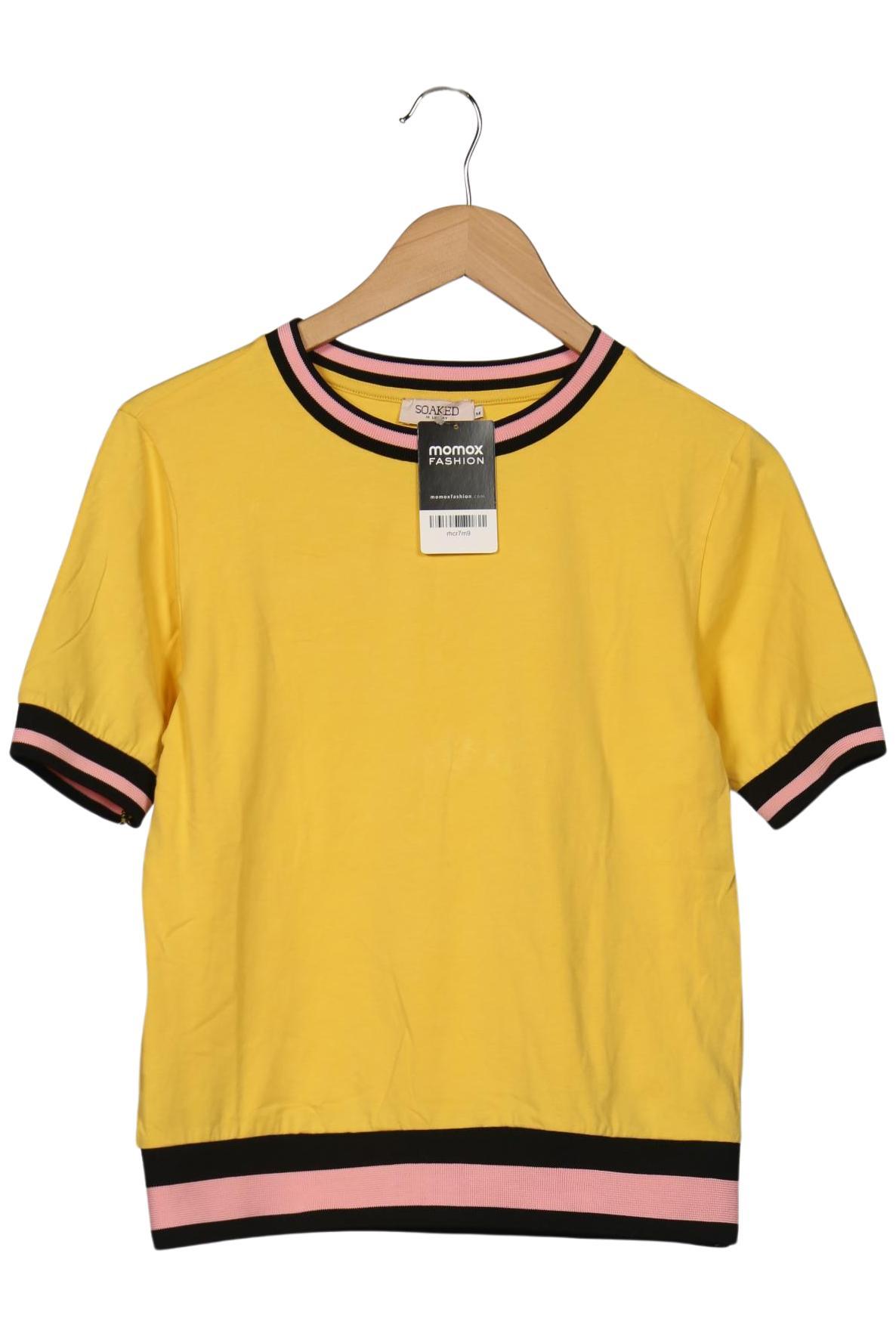 

Soaked in Luxury Damen T-Shirt, gelb, Gr. 38