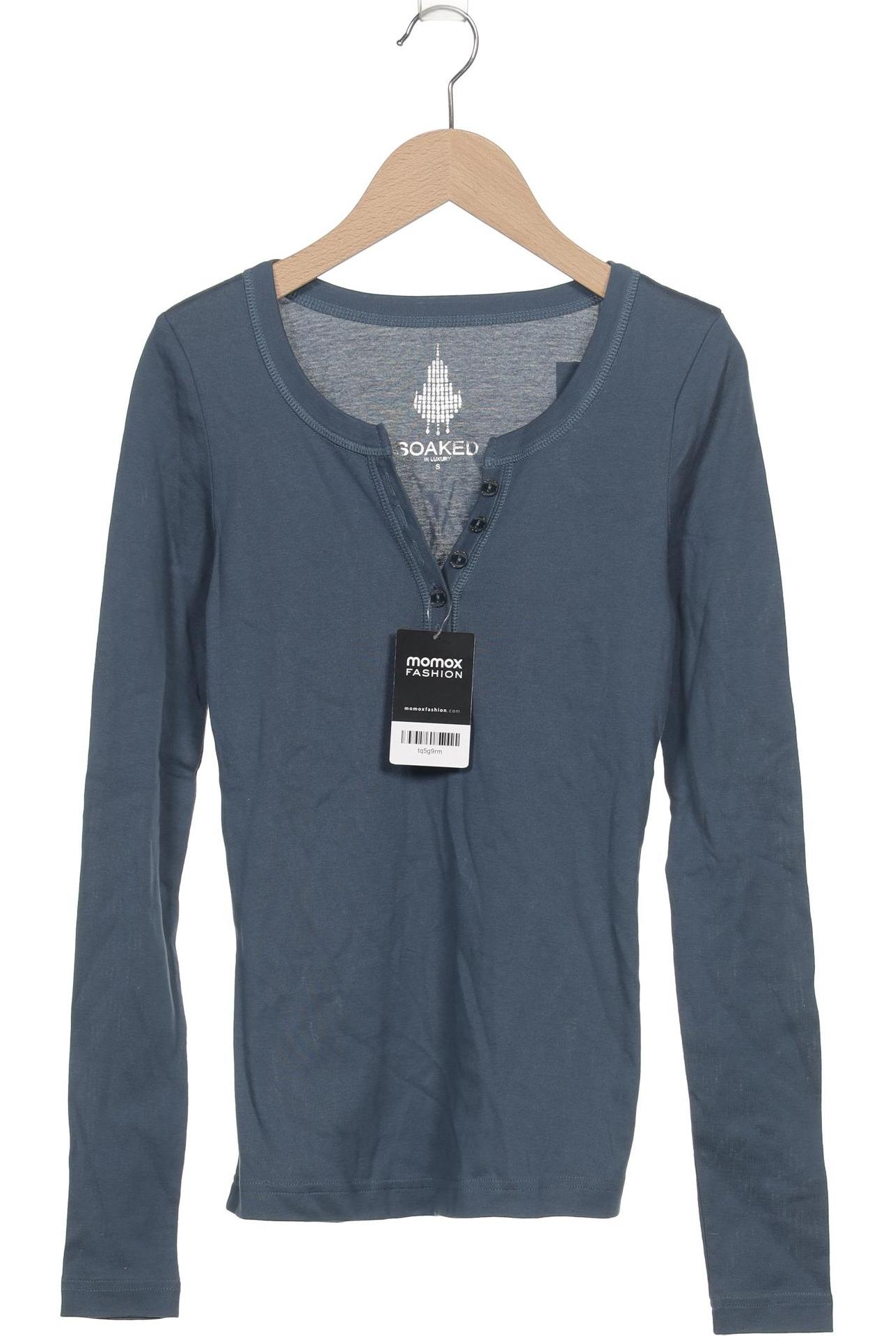 

Soaked in Luxury Damen Langarmshirt, türkis, Gr. 36