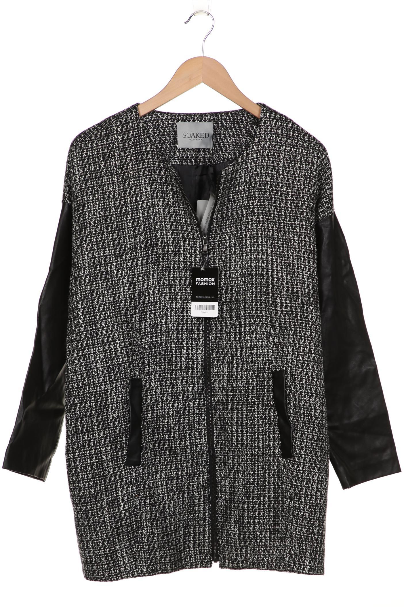 

Soaked in Luxury Damen Mantel, schwarz, Gr. 42