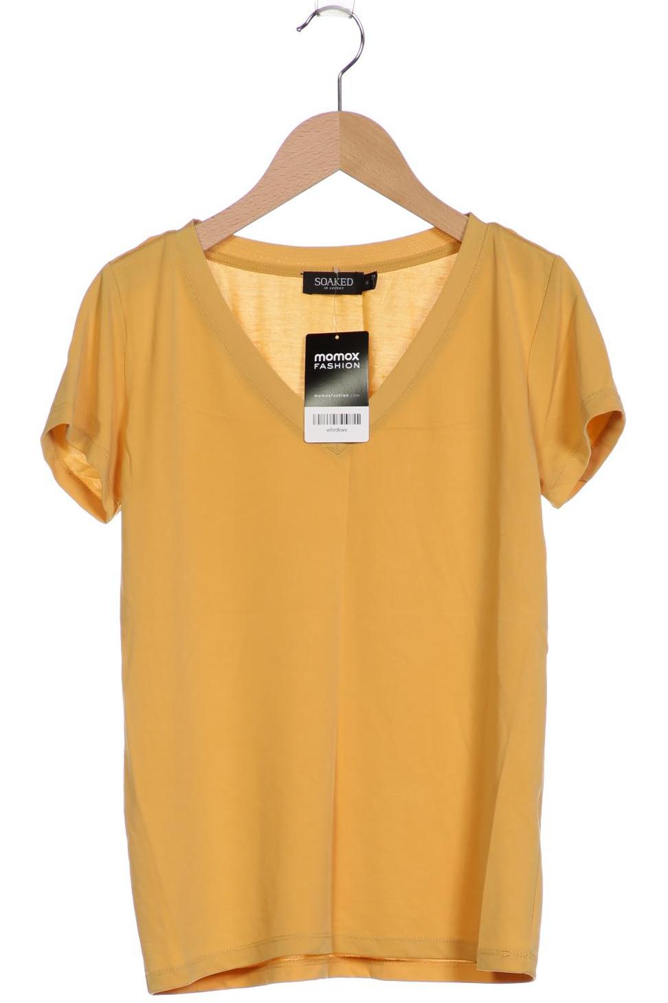 

Soaked in Luxury Damen T-Shirt, gelb, Gr. 34
