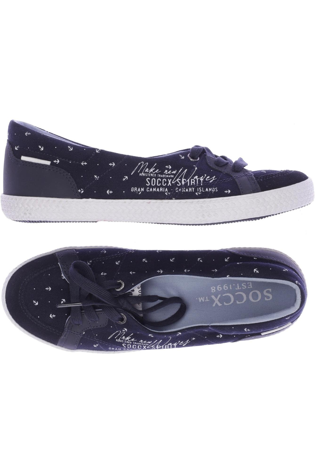 

Soccx Damen Ballerinas, marineblau, Gr. 38