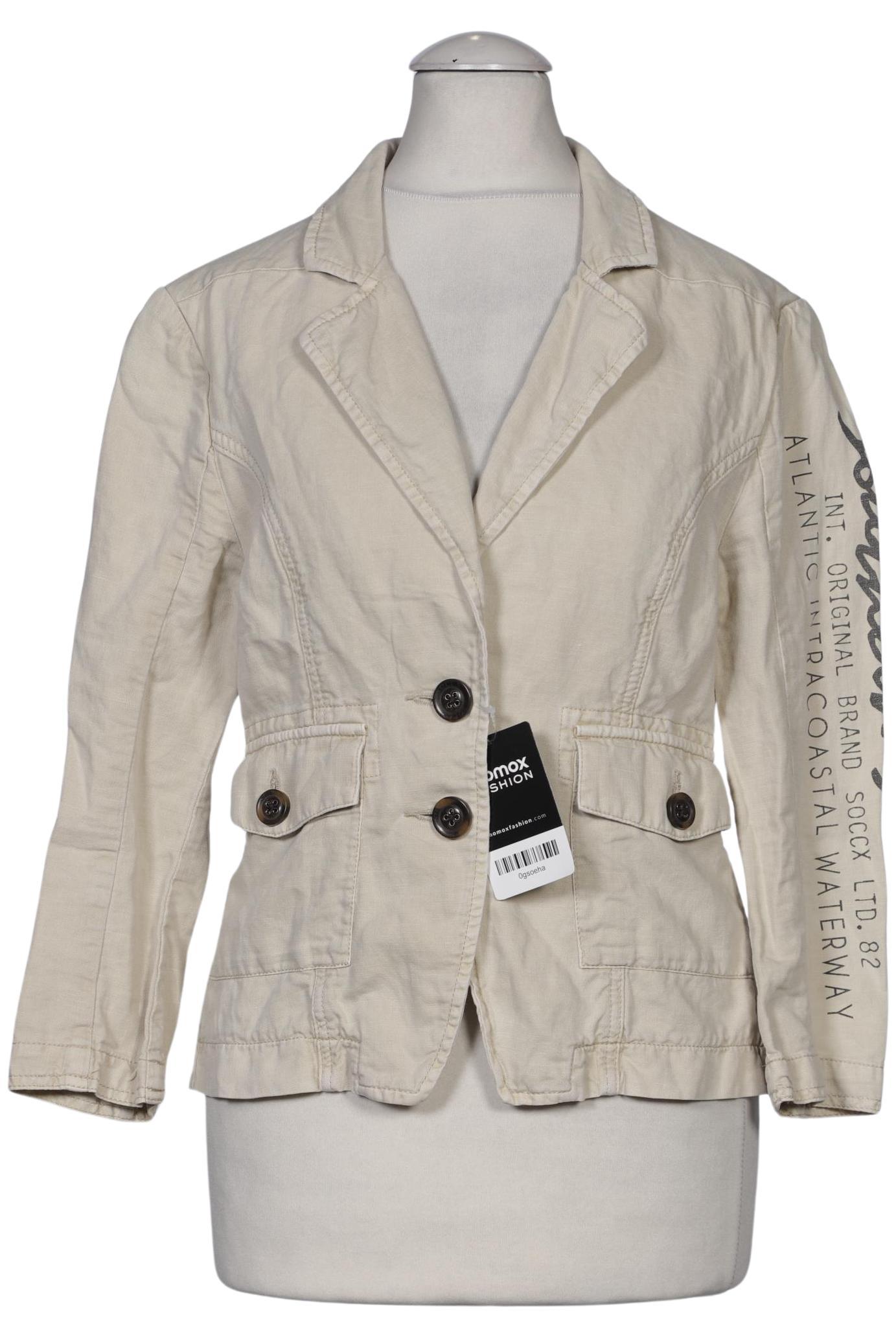 

Soccx Damen Blazer, beige, Gr. 34
