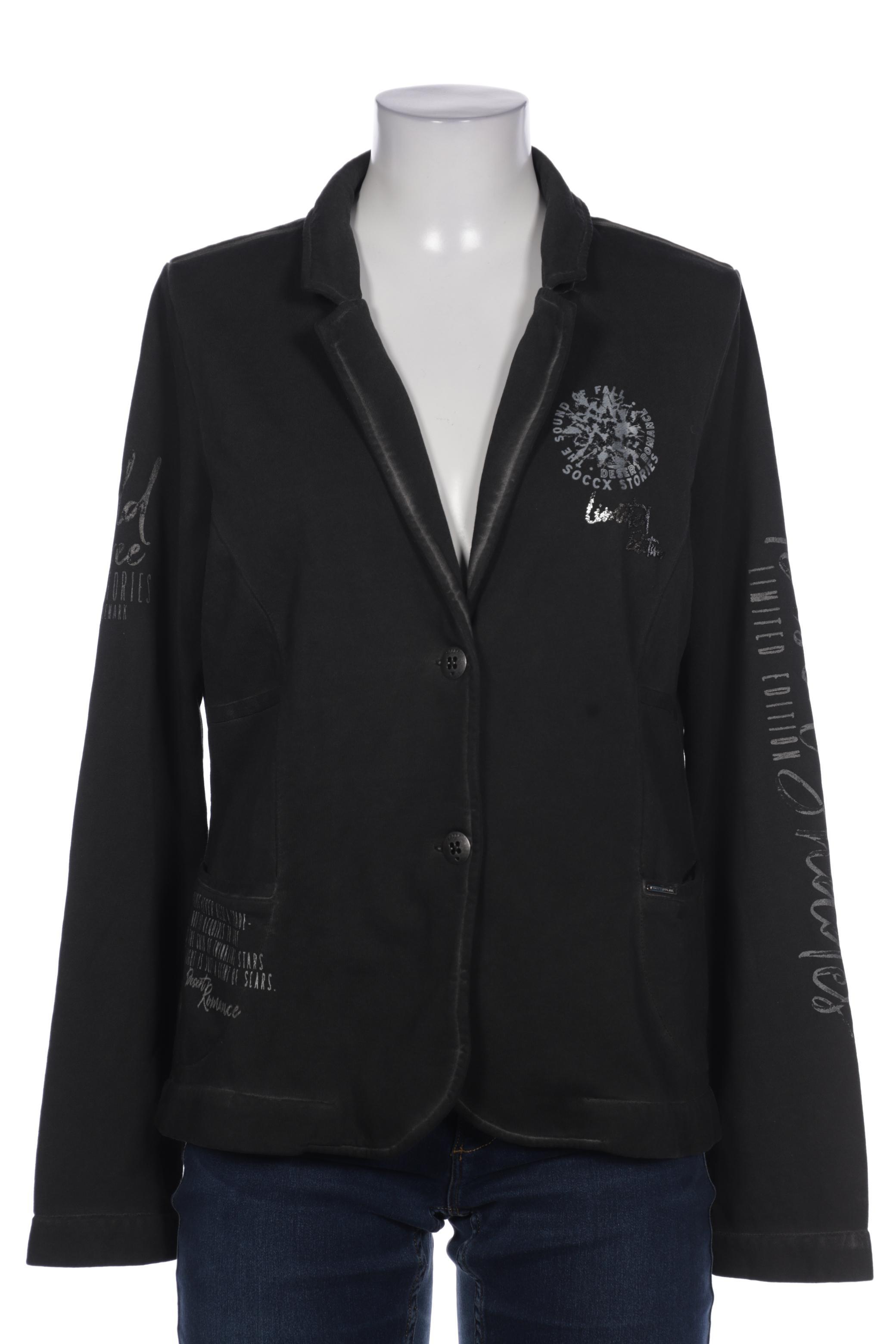 

SOCCX Damen Blazer, schwarz