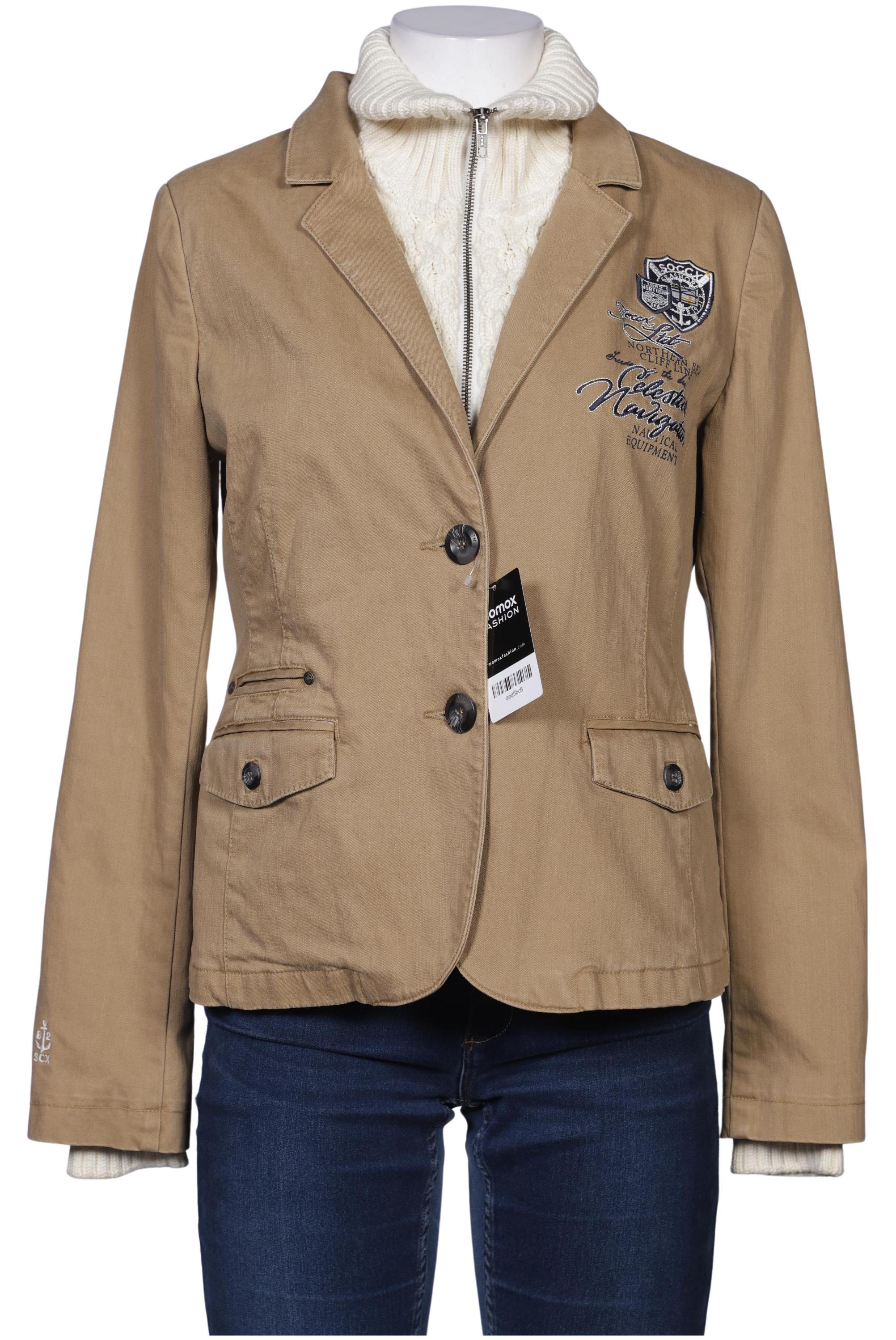 

Soccx Damen Blazer, beige, Gr. 40