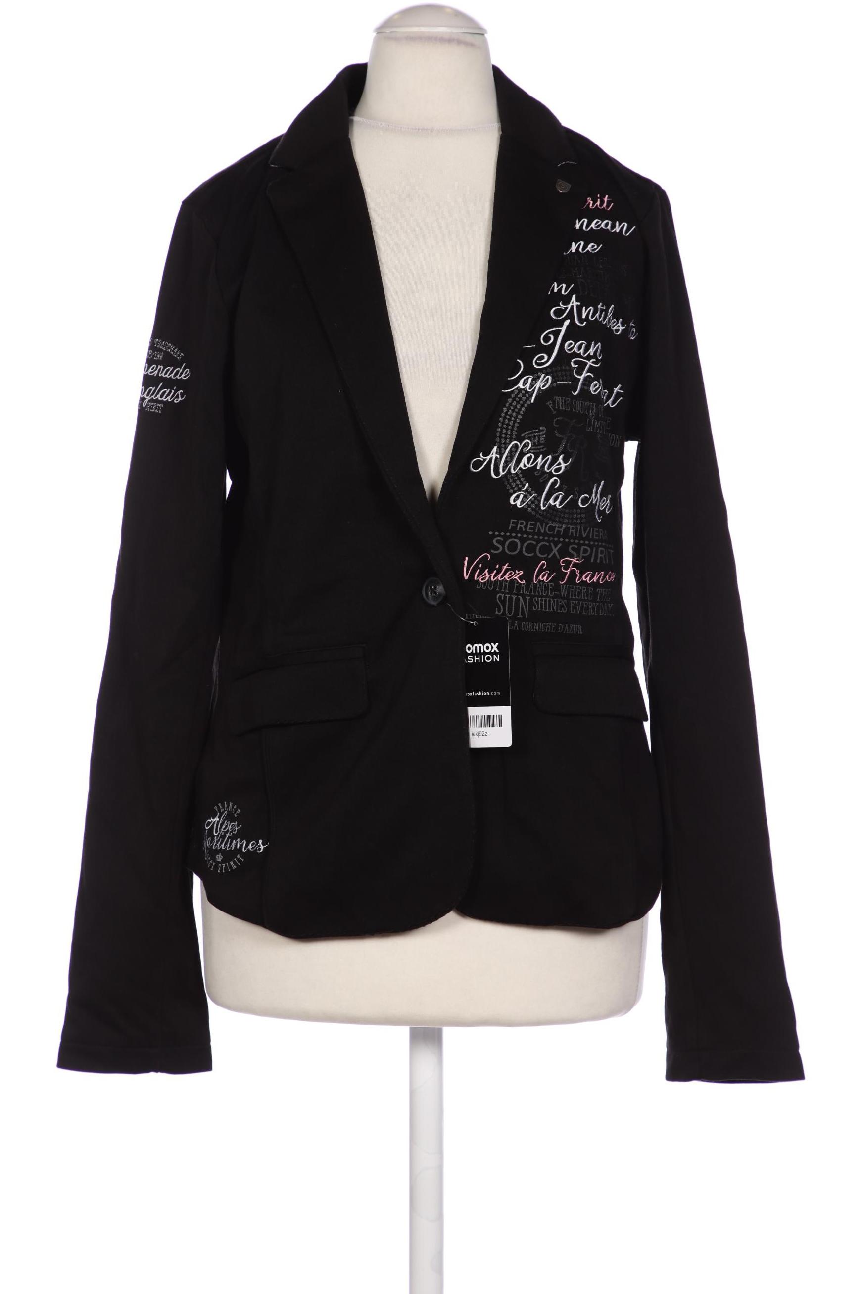 

Soccx Damen Blazer, schwarz, Gr. 36