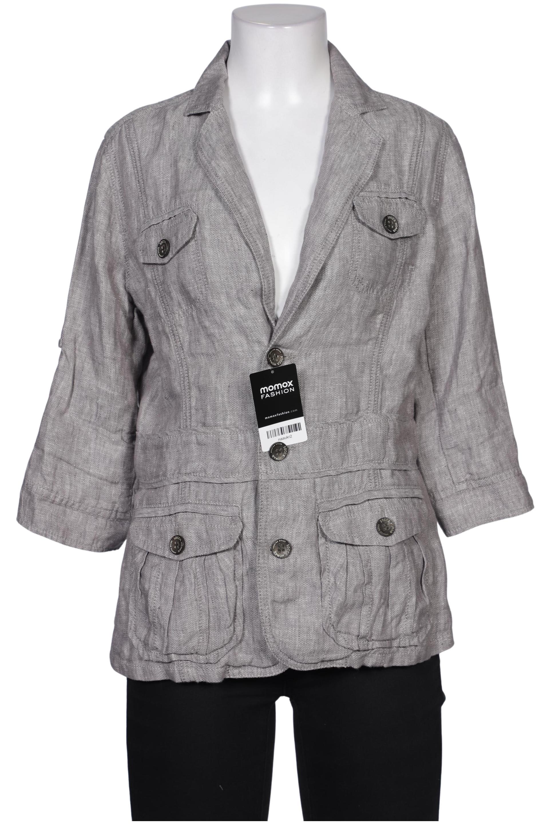 

Soccx Damen Blazer, grau, Gr. 36