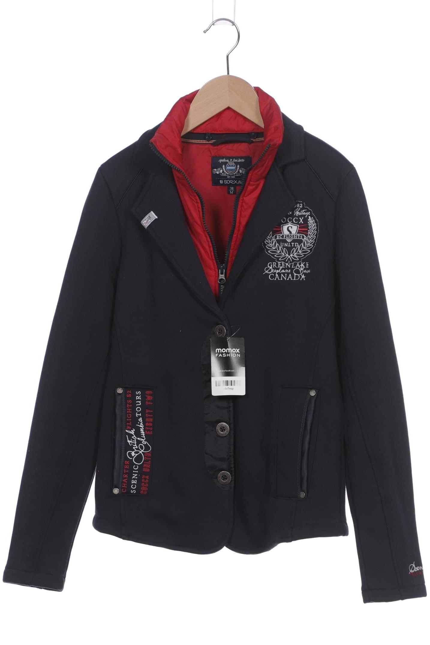 

Soccx Damen Blazer, marineblau, Gr. 38