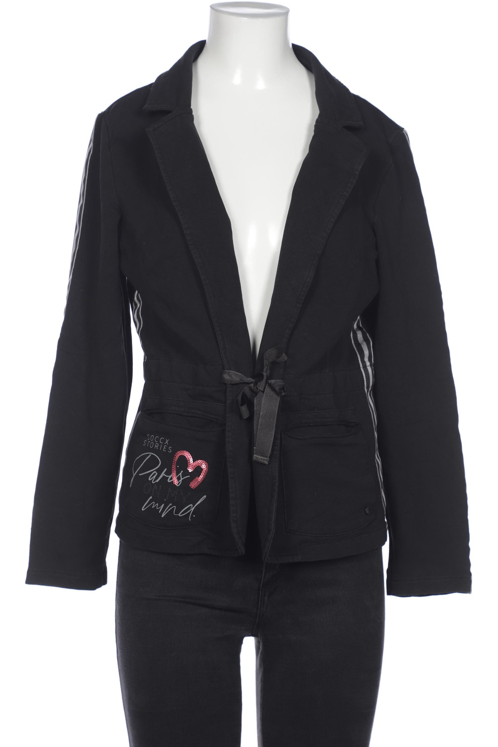 

SOCCX Damen Blazer, schwarz