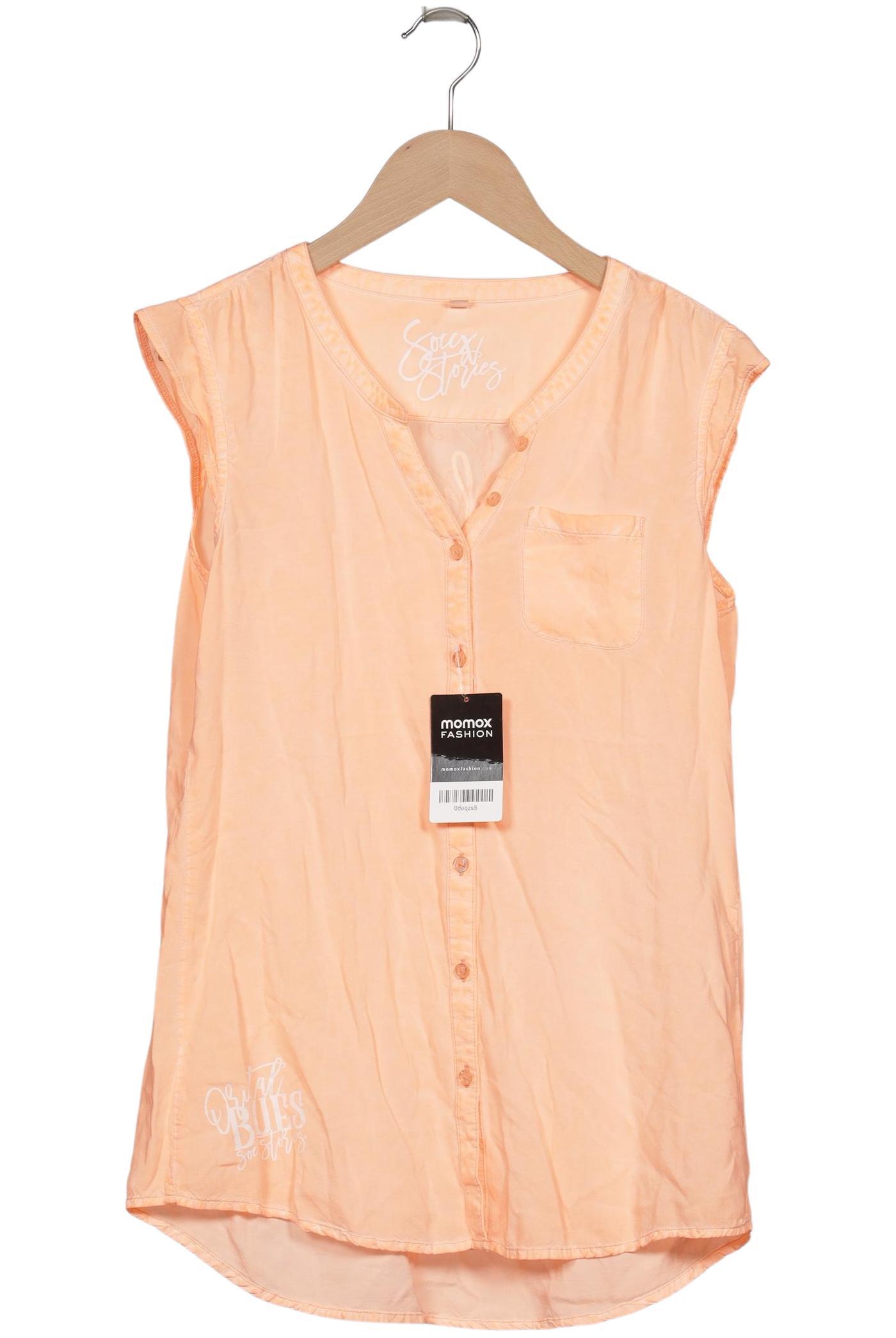 

Soccx Damen Bluse, orange, Gr. 36