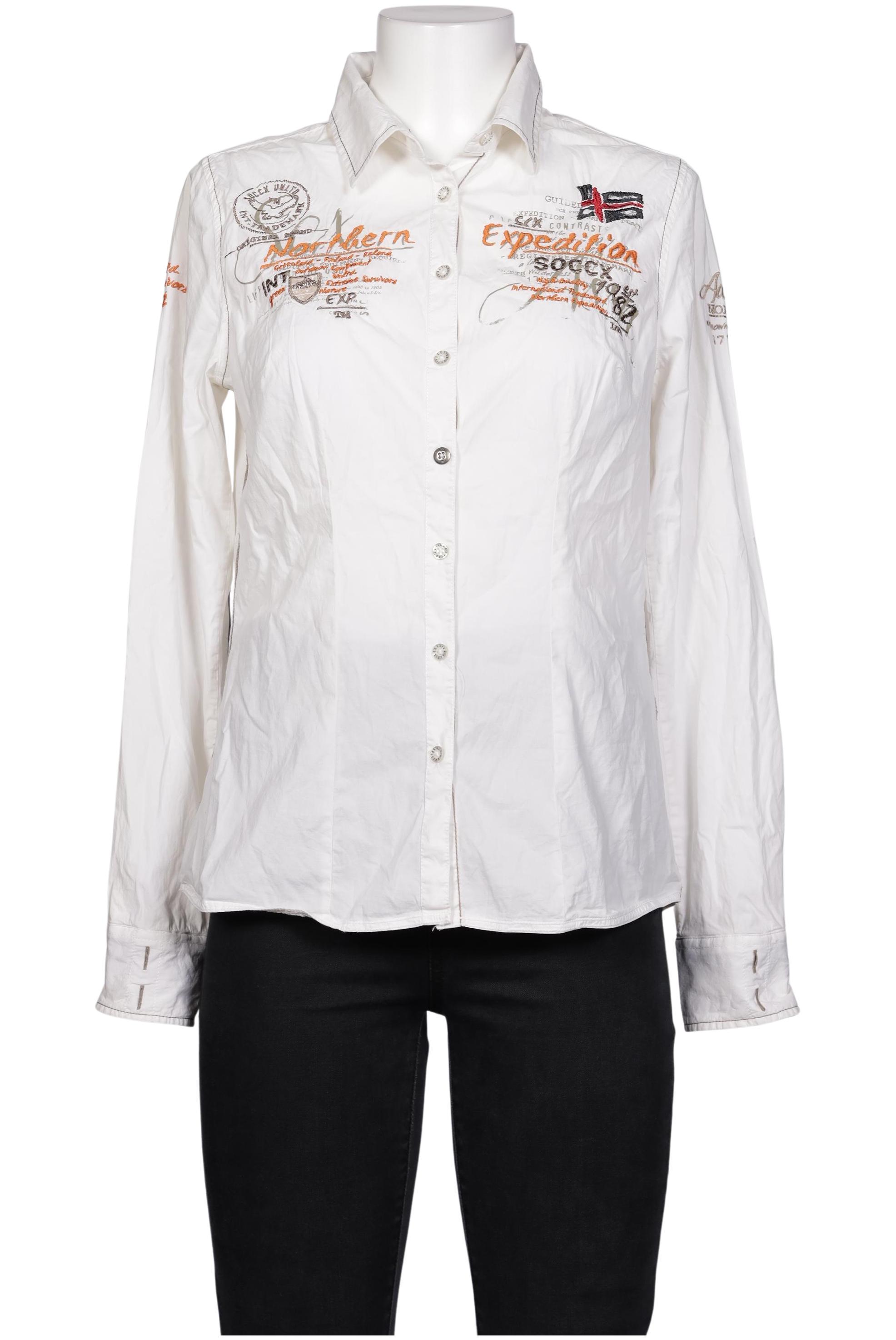 

Soccx Damen Bluse, weiß, Gr. 40