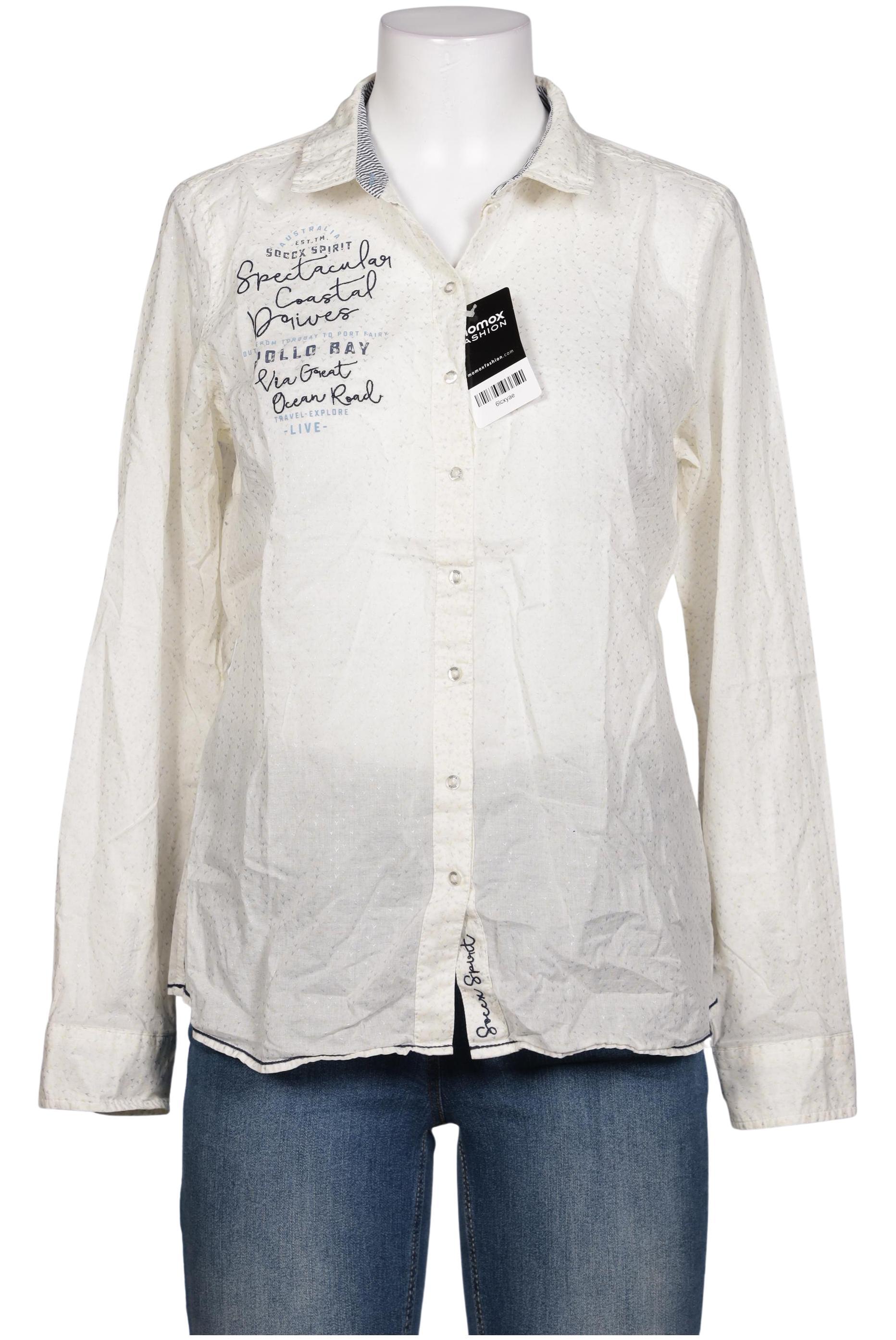 

Soccx Damen Bluse, cremeweiß, Gr. 38