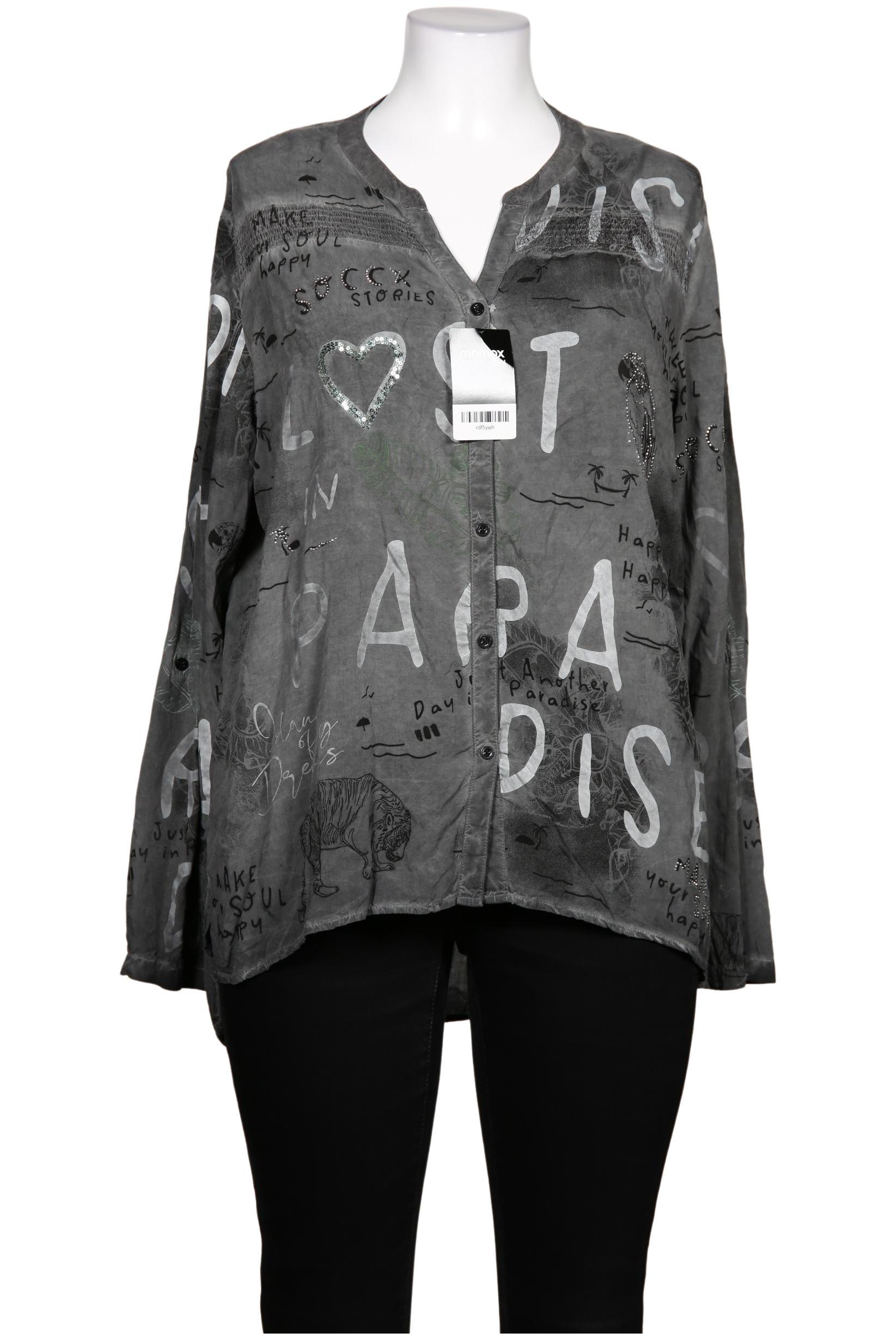 

Soccx Damen Bluse, grau, Gr. 44