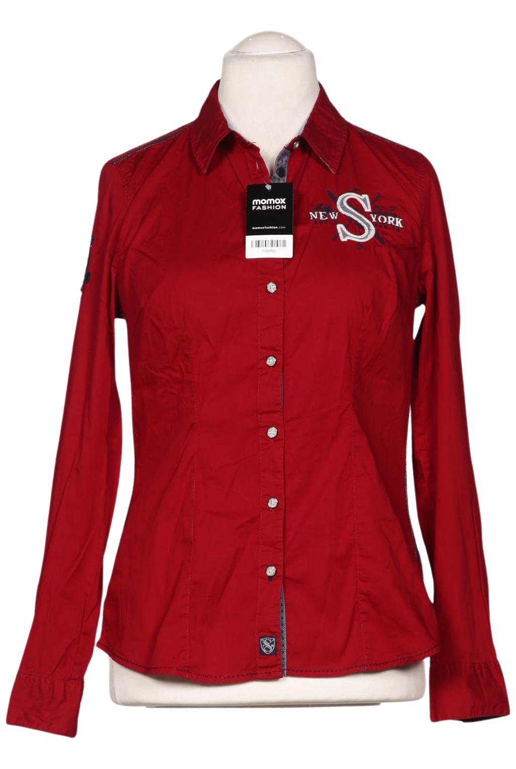 

Soccx Damen Bluse, rot, Gr. 38