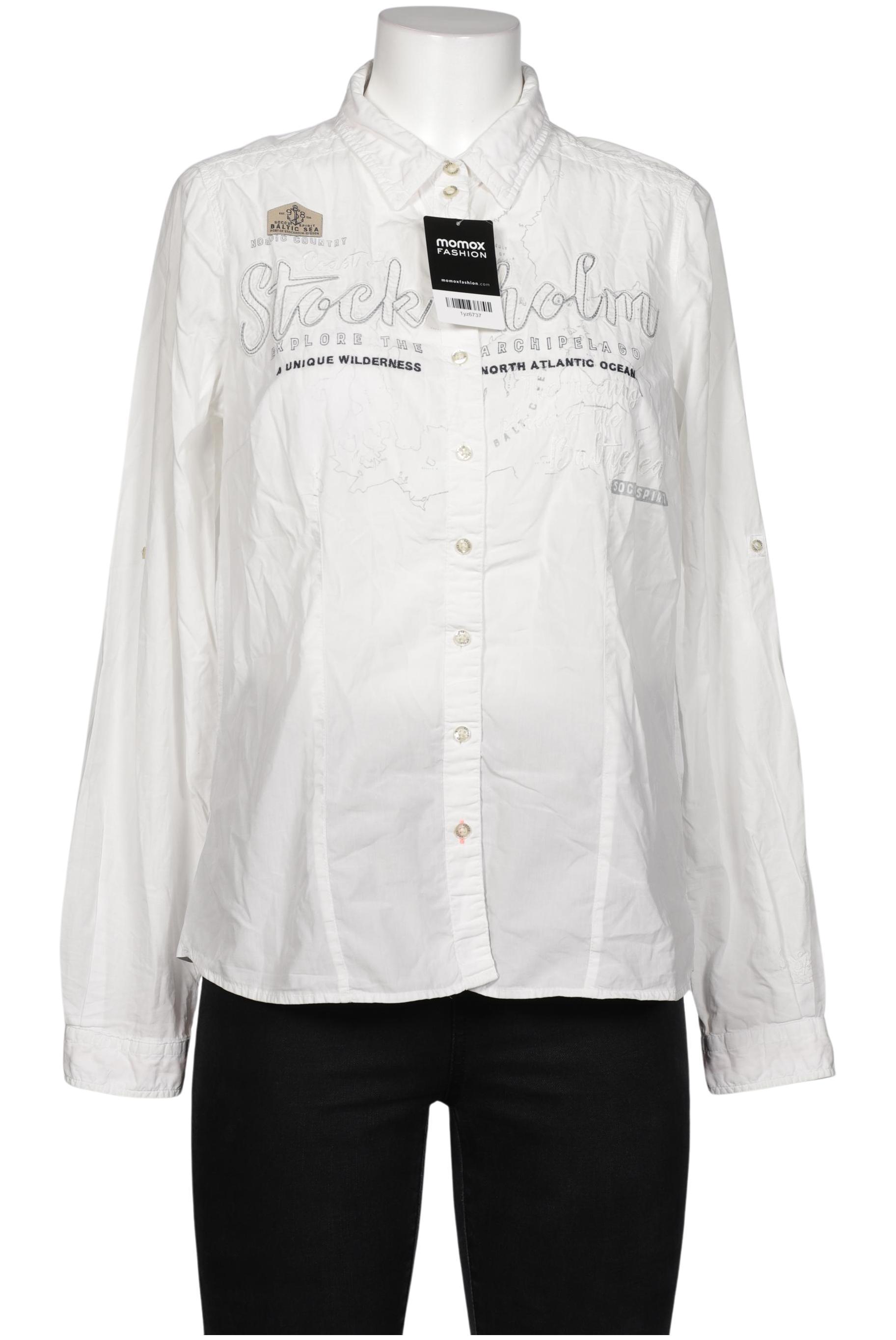 

Soccx Damen Bluse, weiß, Gr. 40