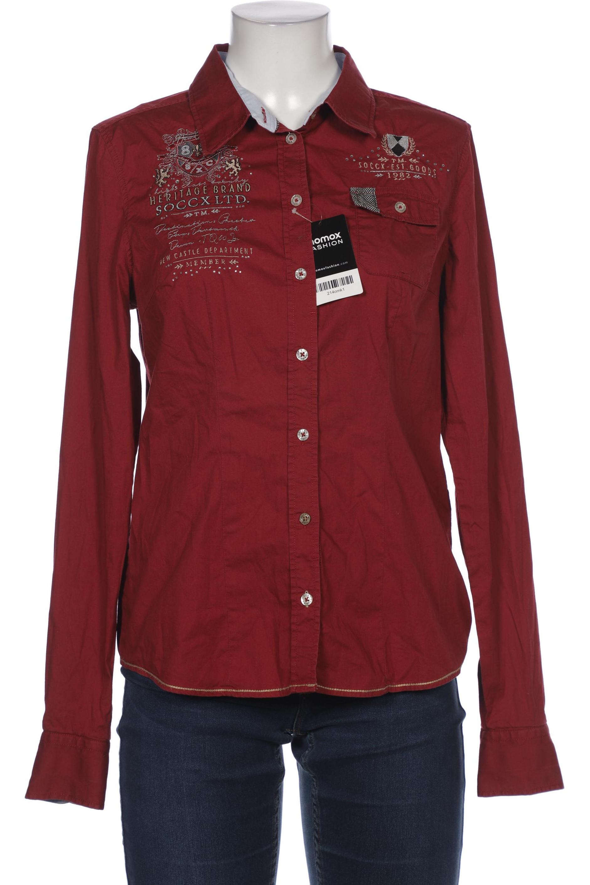 

SOCCX Damen Bluse, bordeaux