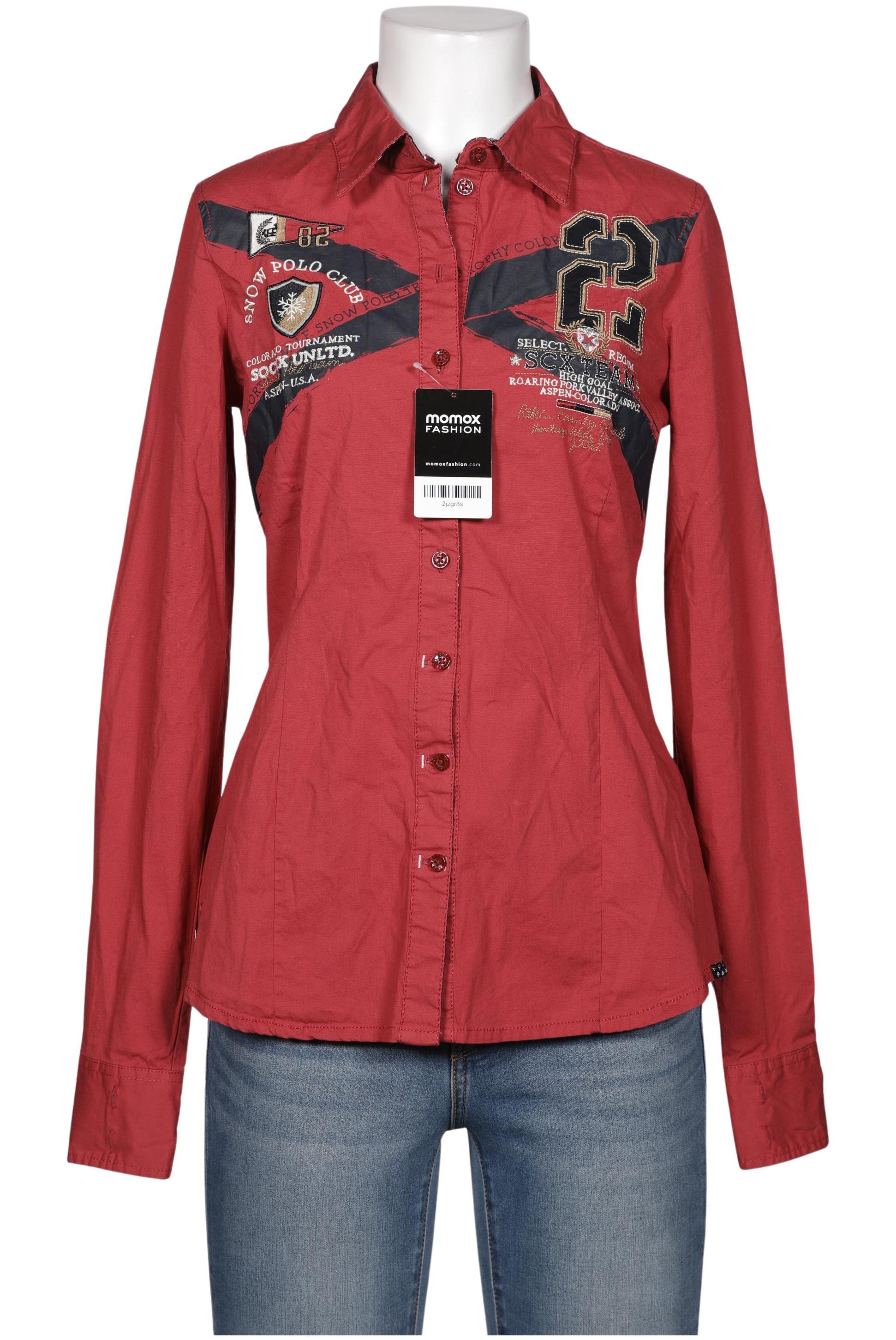 

Soccx Damen Bluse, bordeaux, Gr. 36
