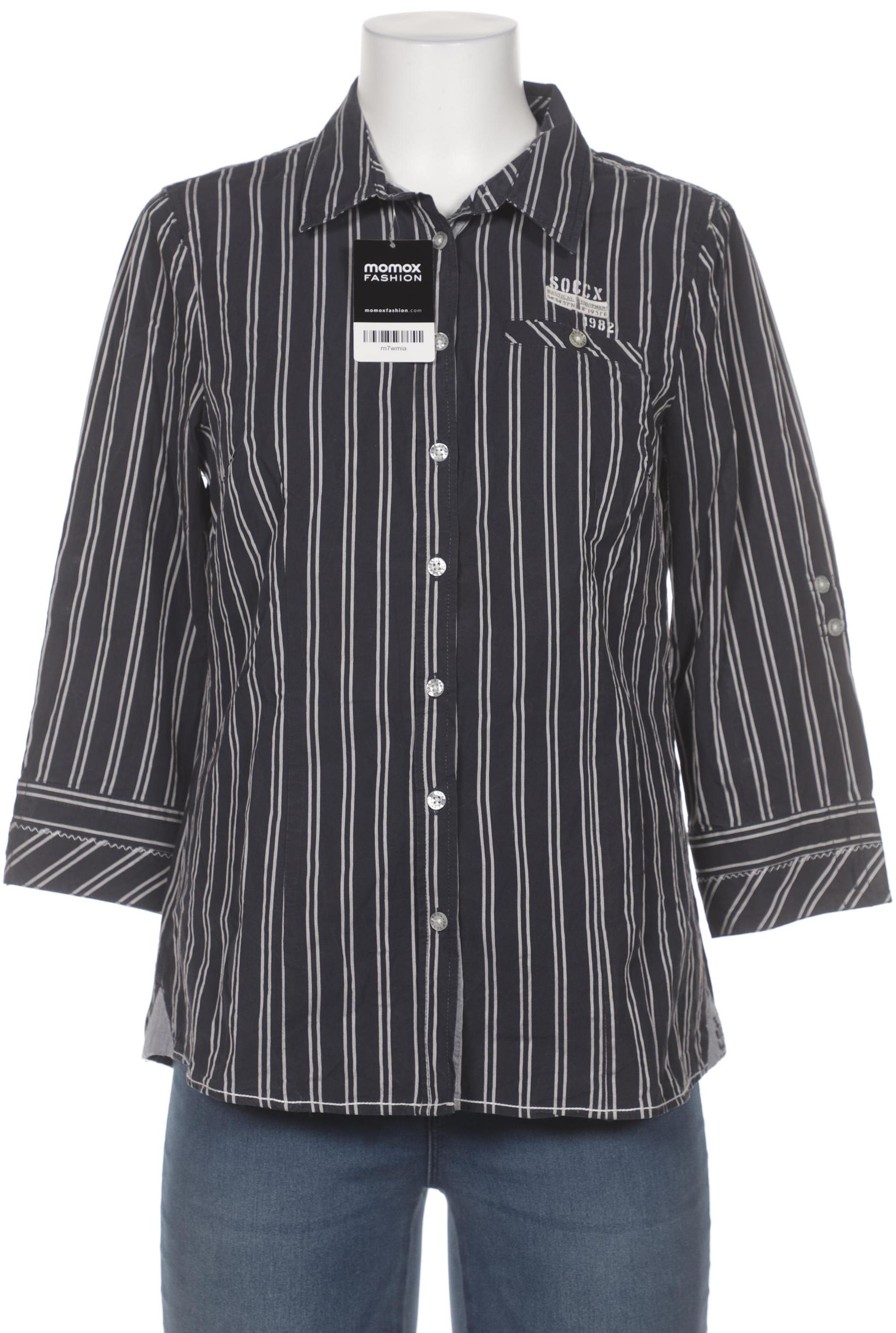 

Soccx Damen Bluse, marineblau, Gr. 40