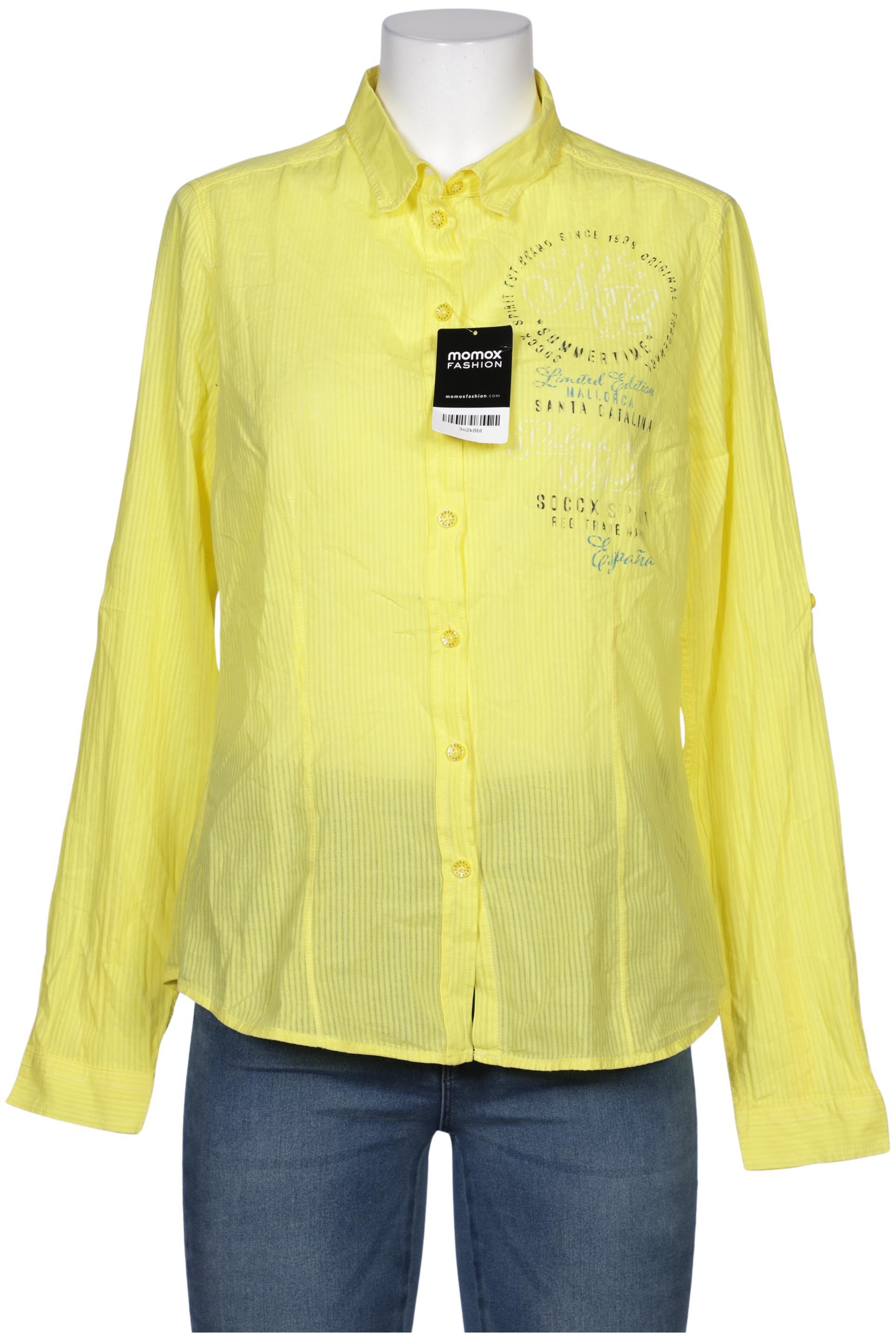 

Soccx Damen Bluse, gelb, Gr. 40