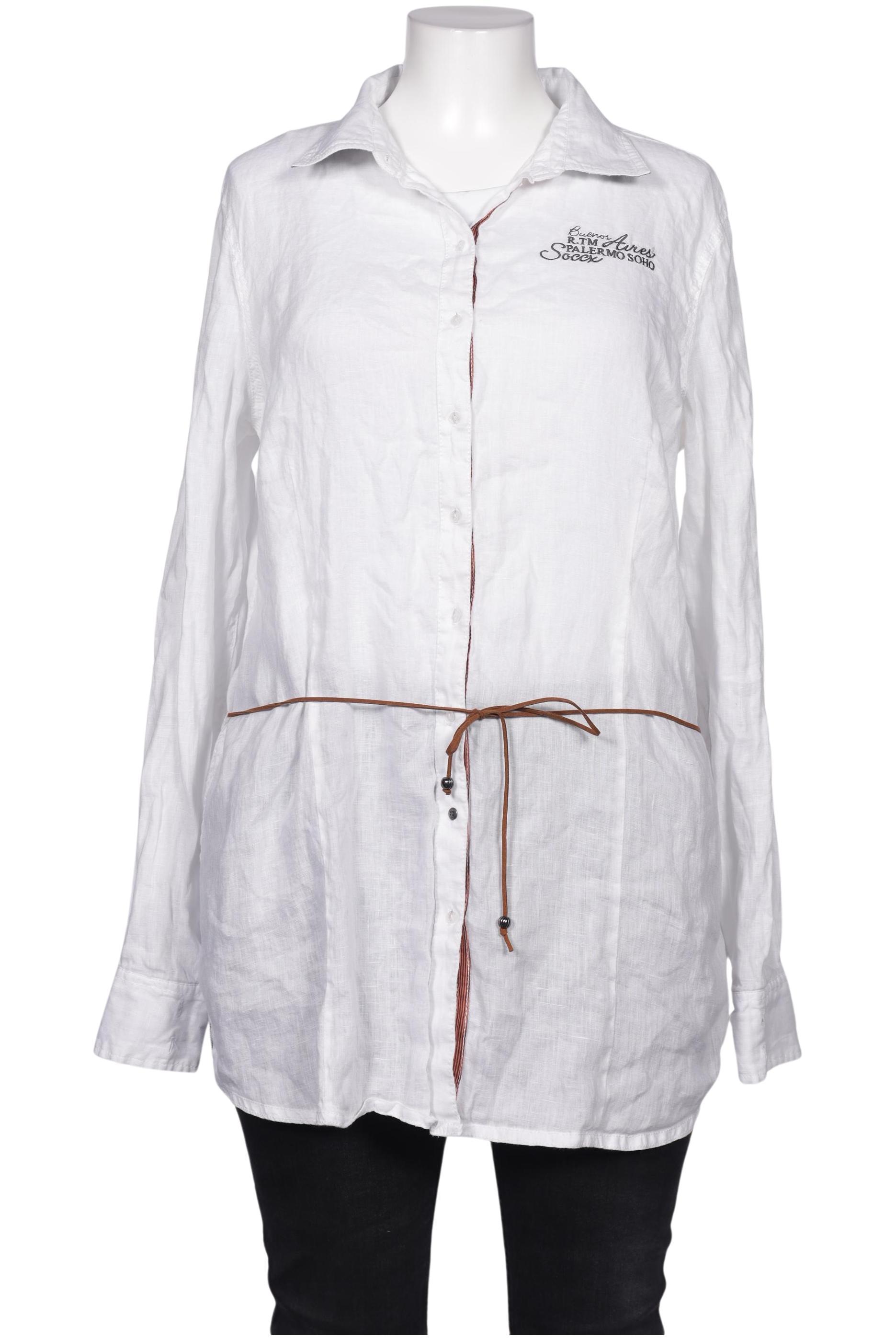 

Soccx Damen Bluse, weiß, Gr. 46