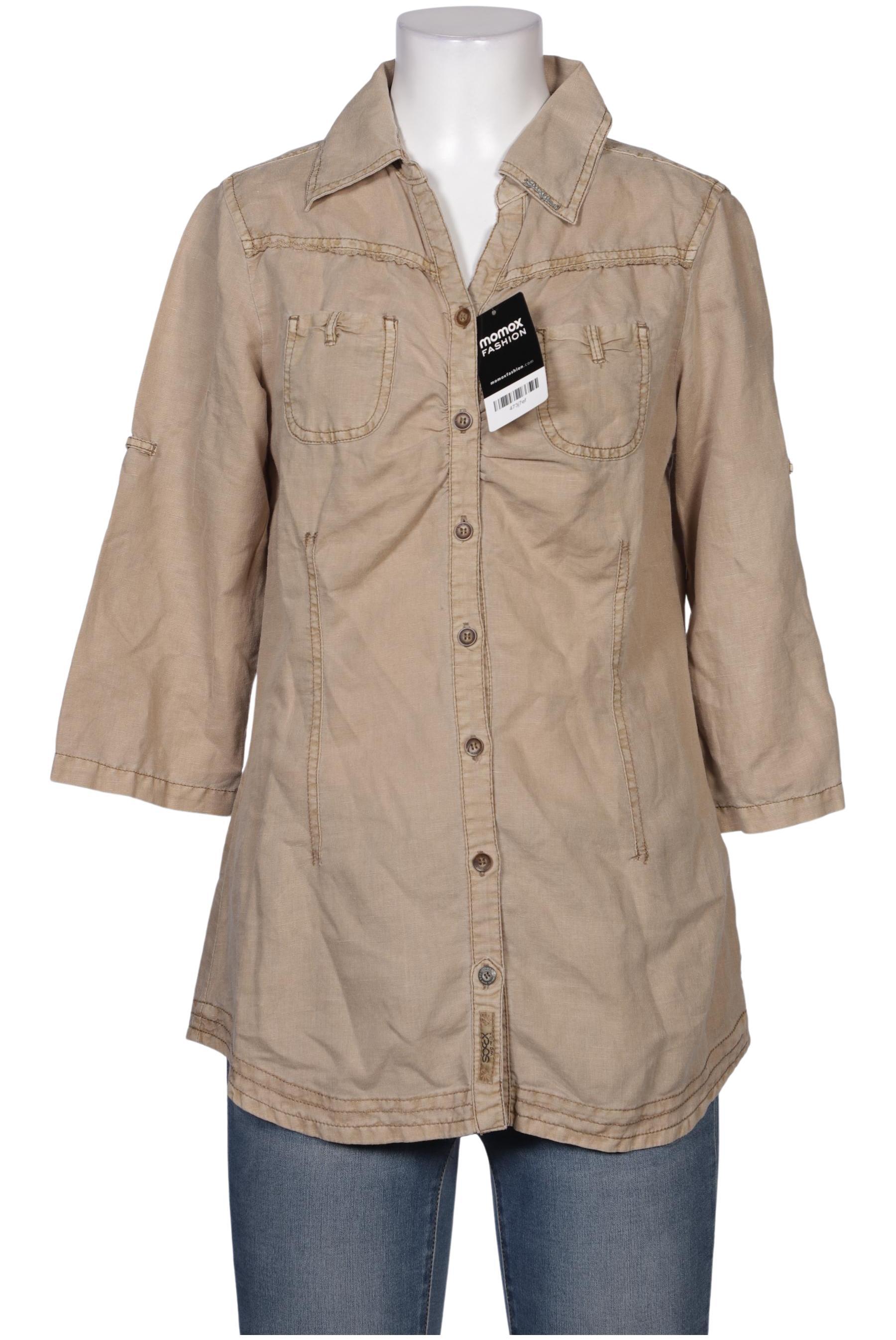 

Soccx Damen Bluse, beige, Gr. 36