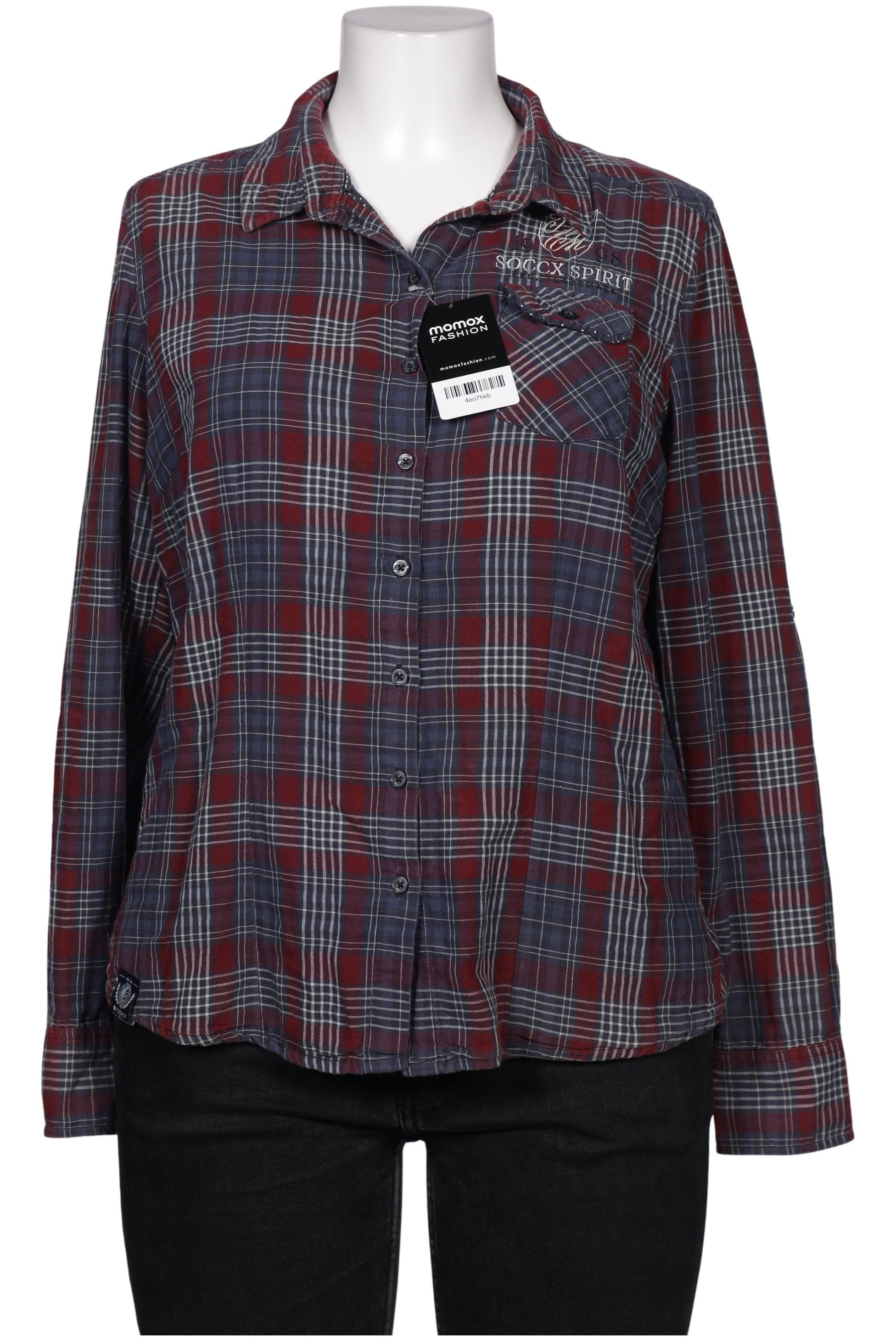 

Soccx Damen Bluse, marineblau, Gr. 42