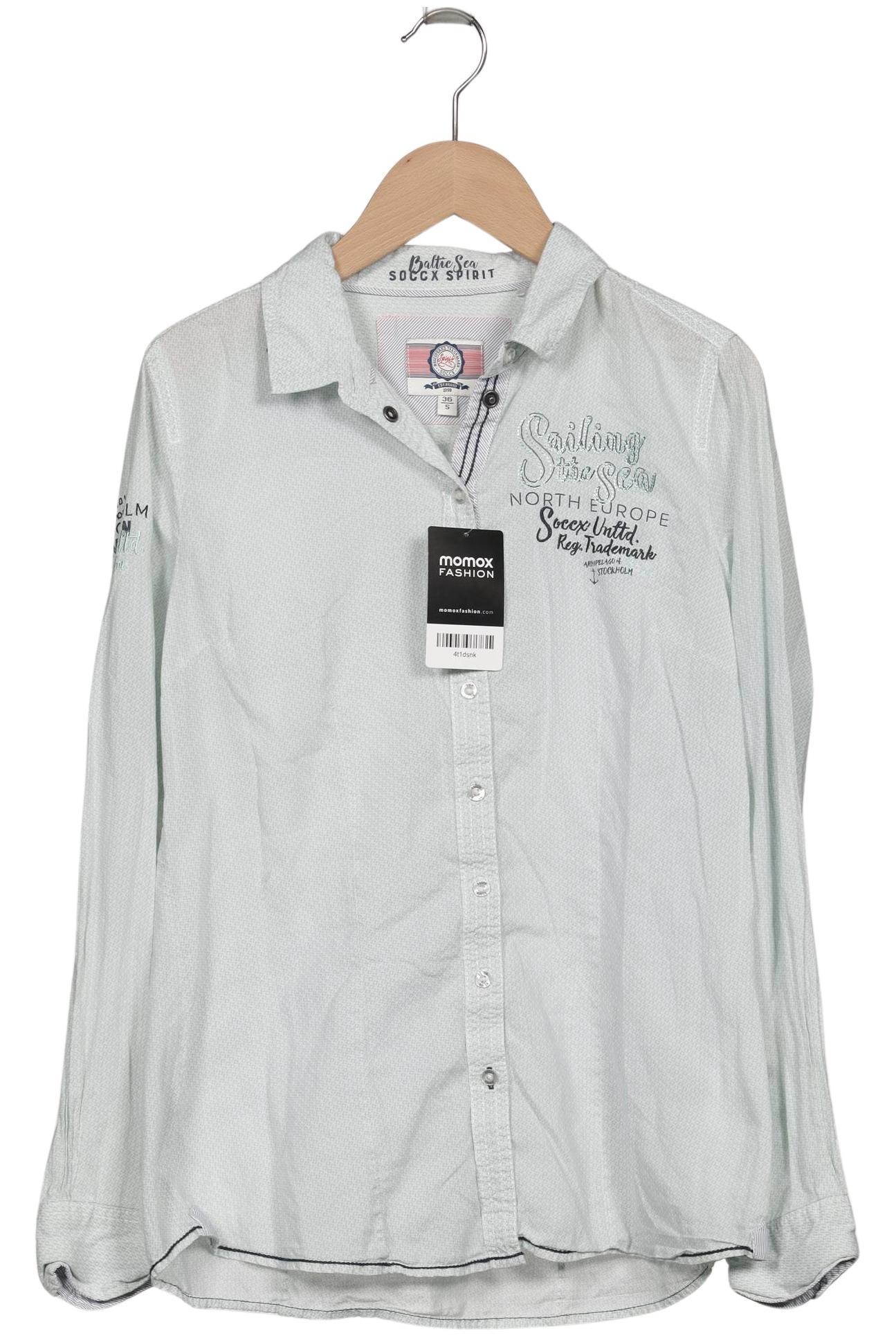 

Soccx Damen Bluse, türkis, Gr. 36
