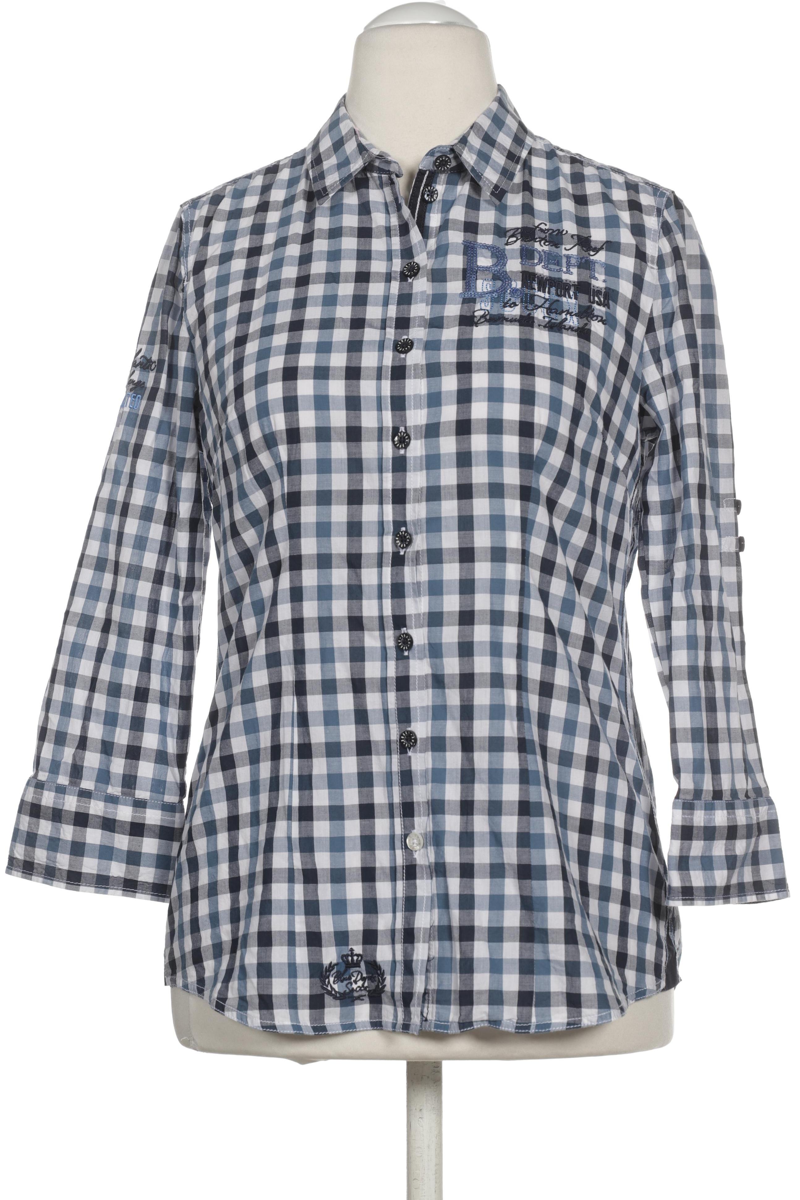 

Soccx Damen Bluse, blau, Gr. 36