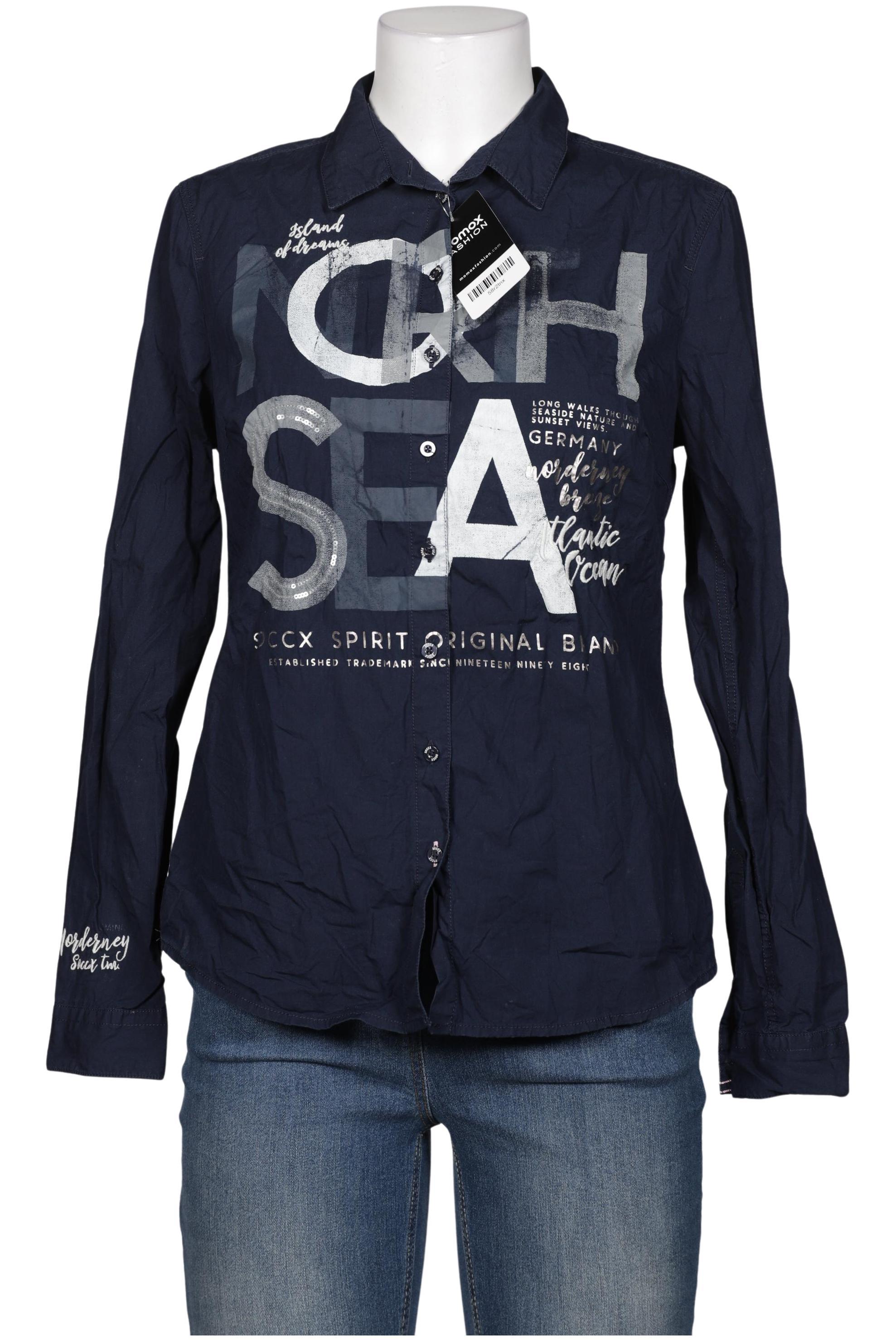 

Soccx Damen Bluse, marineblau, Gr. 38