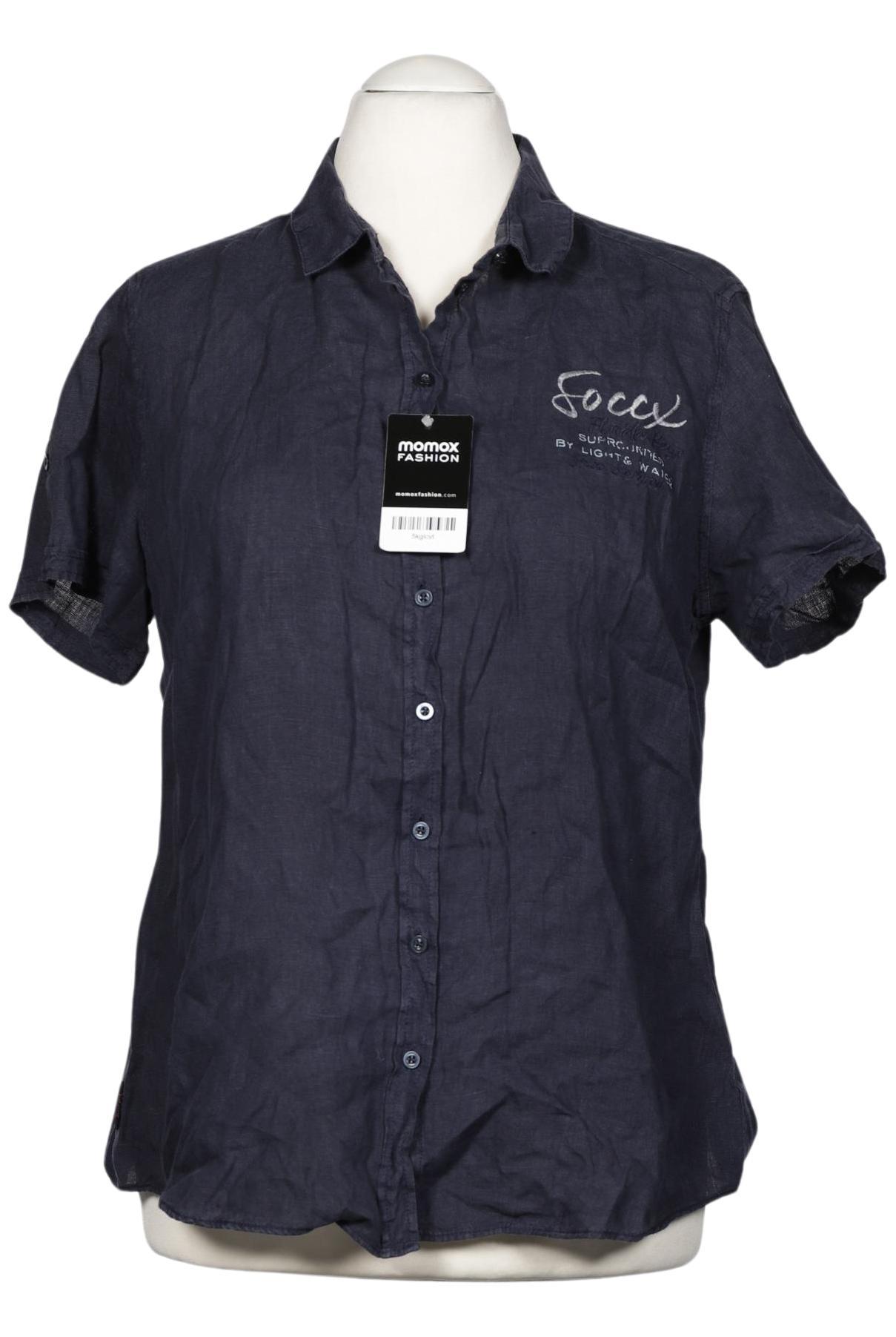 

Soccx Damen Bluse, marineblau, Gr. 42