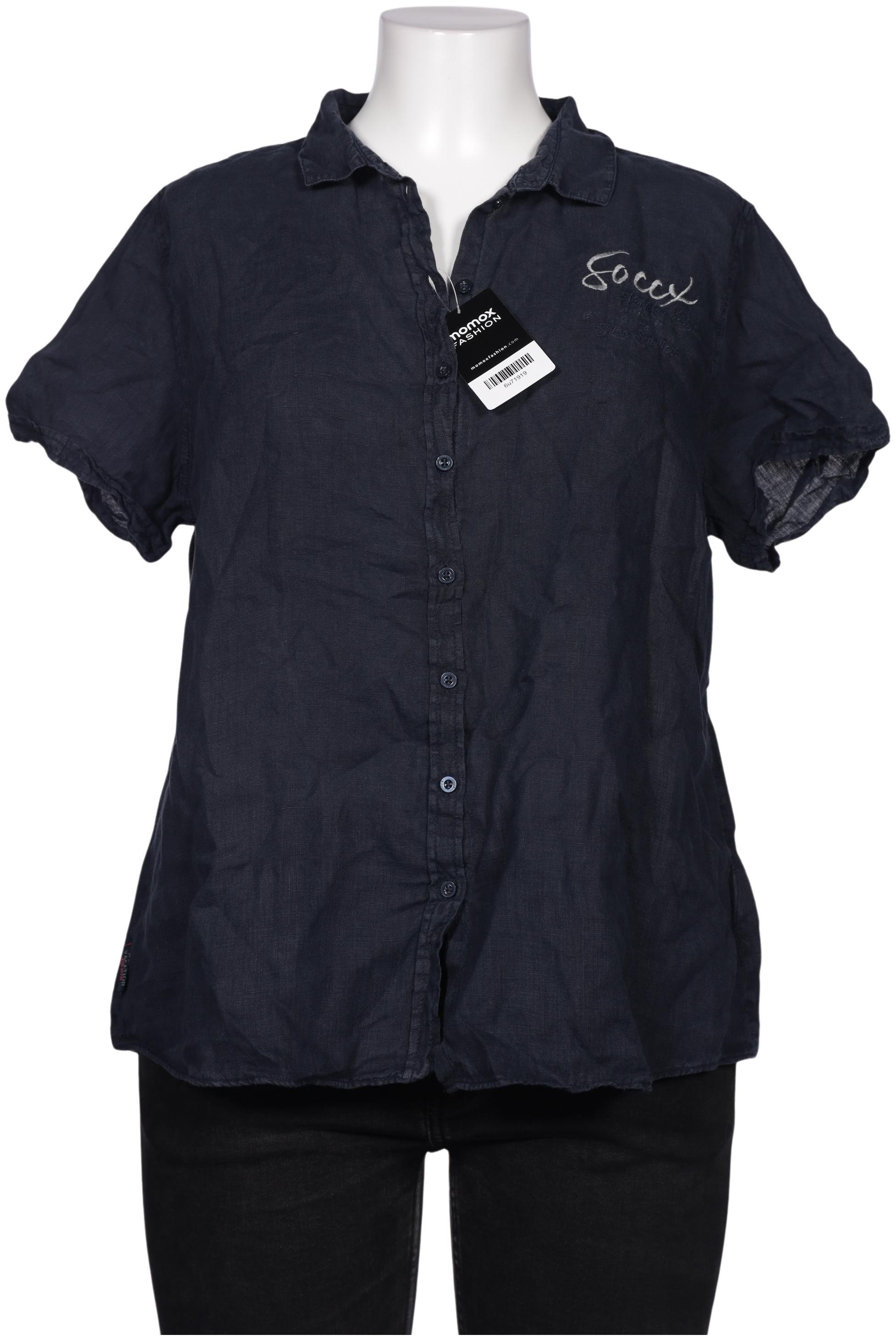 

Soccx Damen Bluse, marineblau, Gr. 44