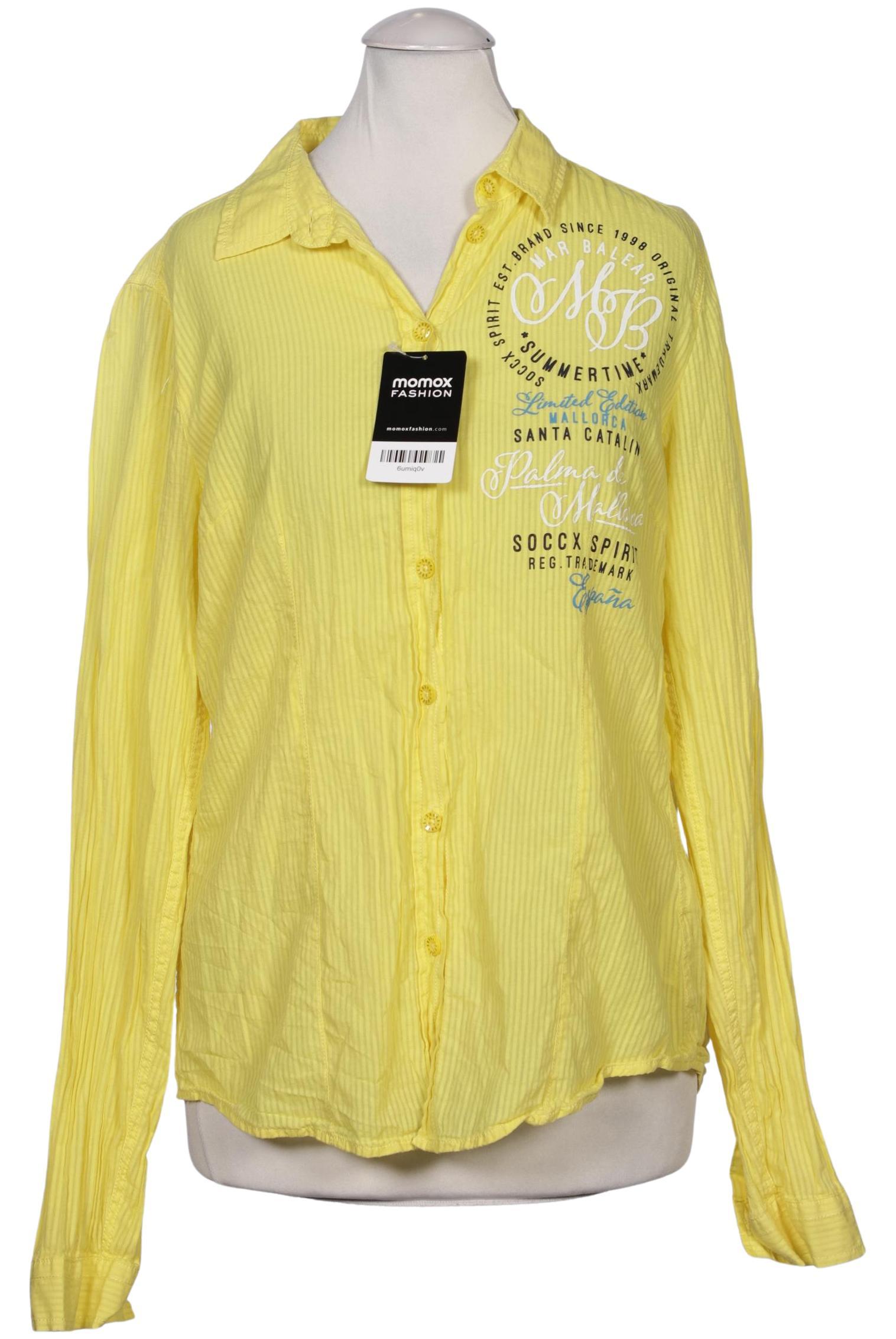 

Soccx Damen Bluse, gelb, Gr. 36