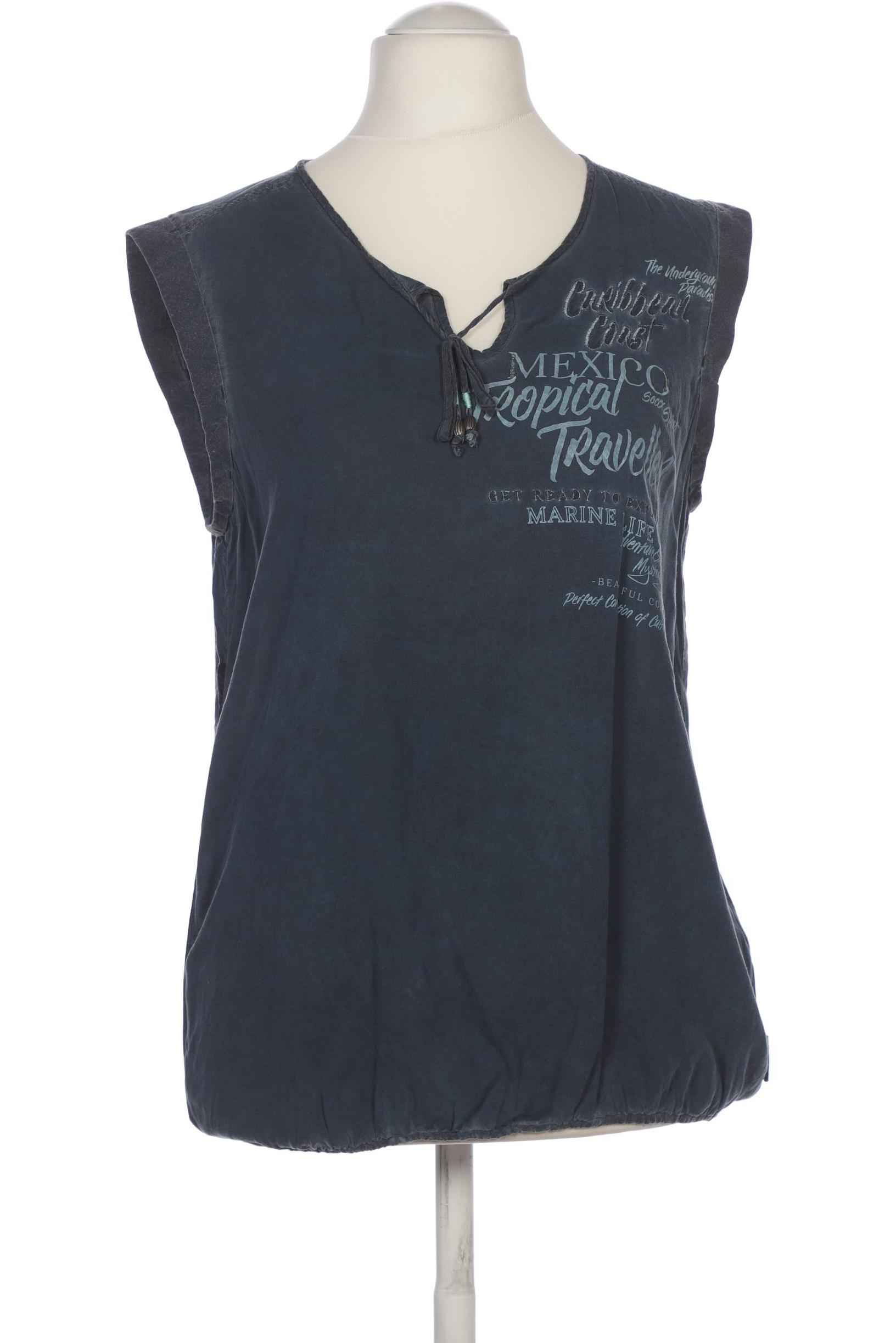 

SOCCX Damen Bluse, blau