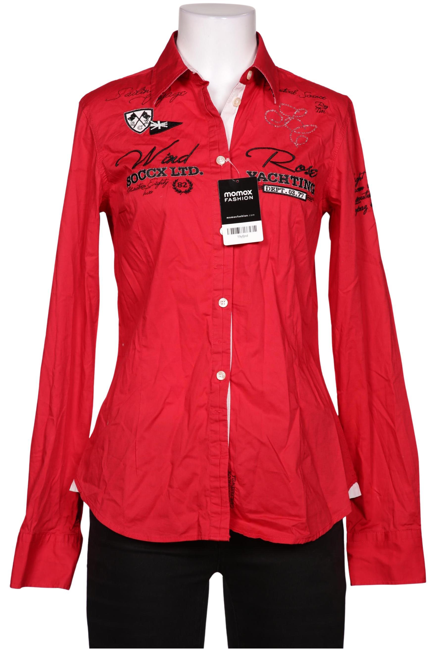 

Soccx Damen Bluse, rot, Gr. 38