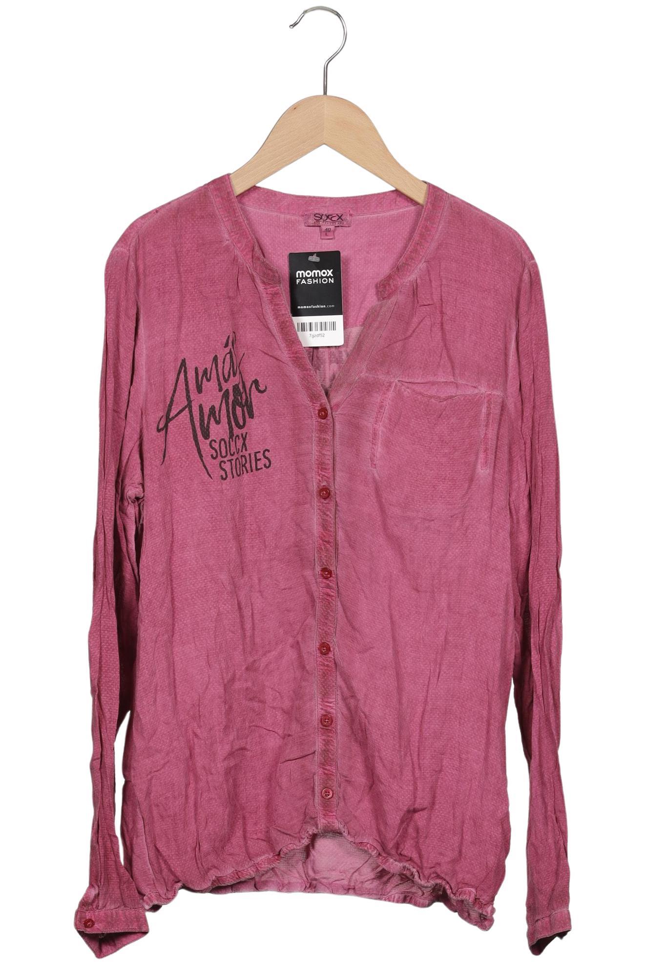 

Soccx Damen Bluse, bordeaux, Gr. 42