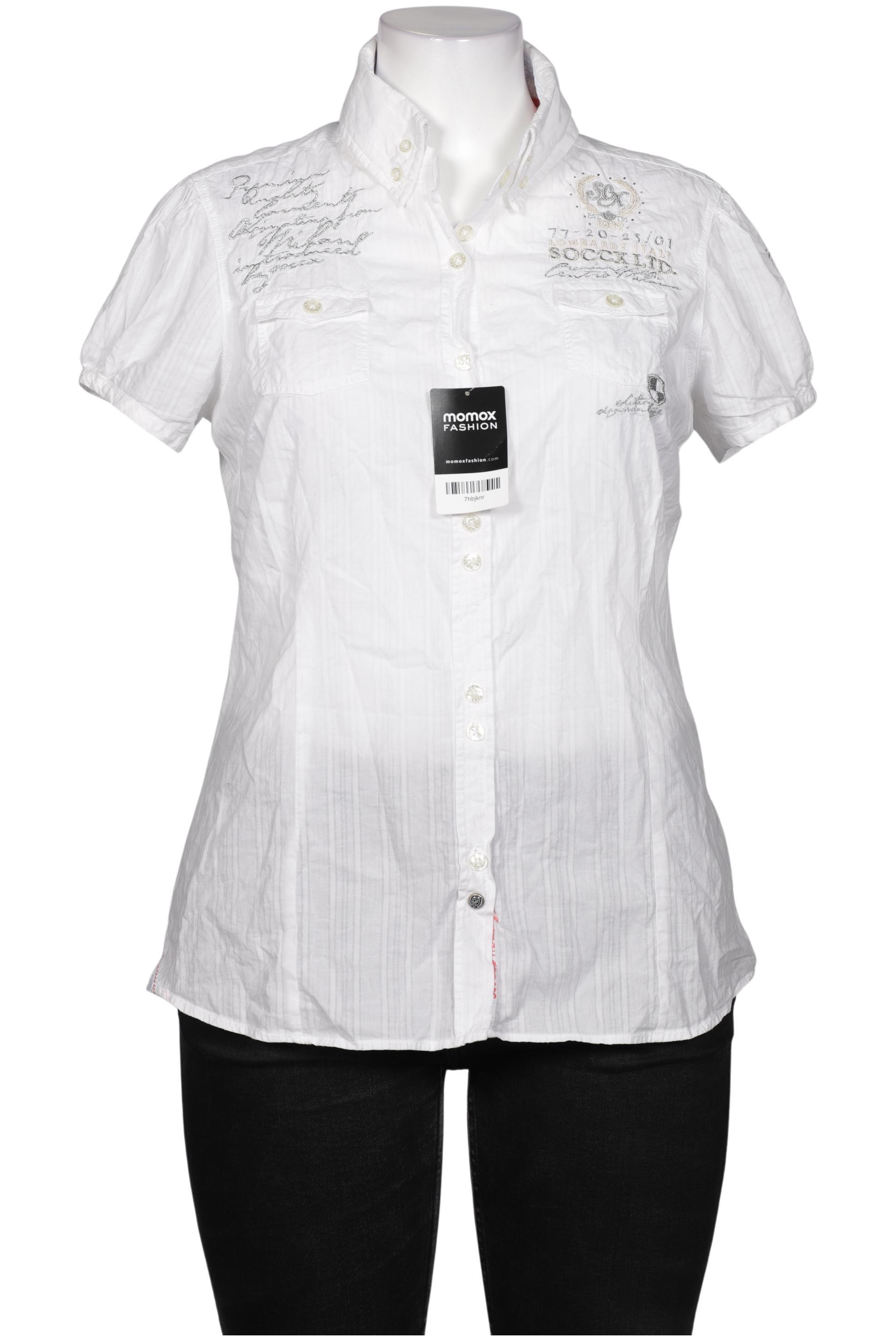 

Soccx Damen Bluse, weiß, Gr. 44