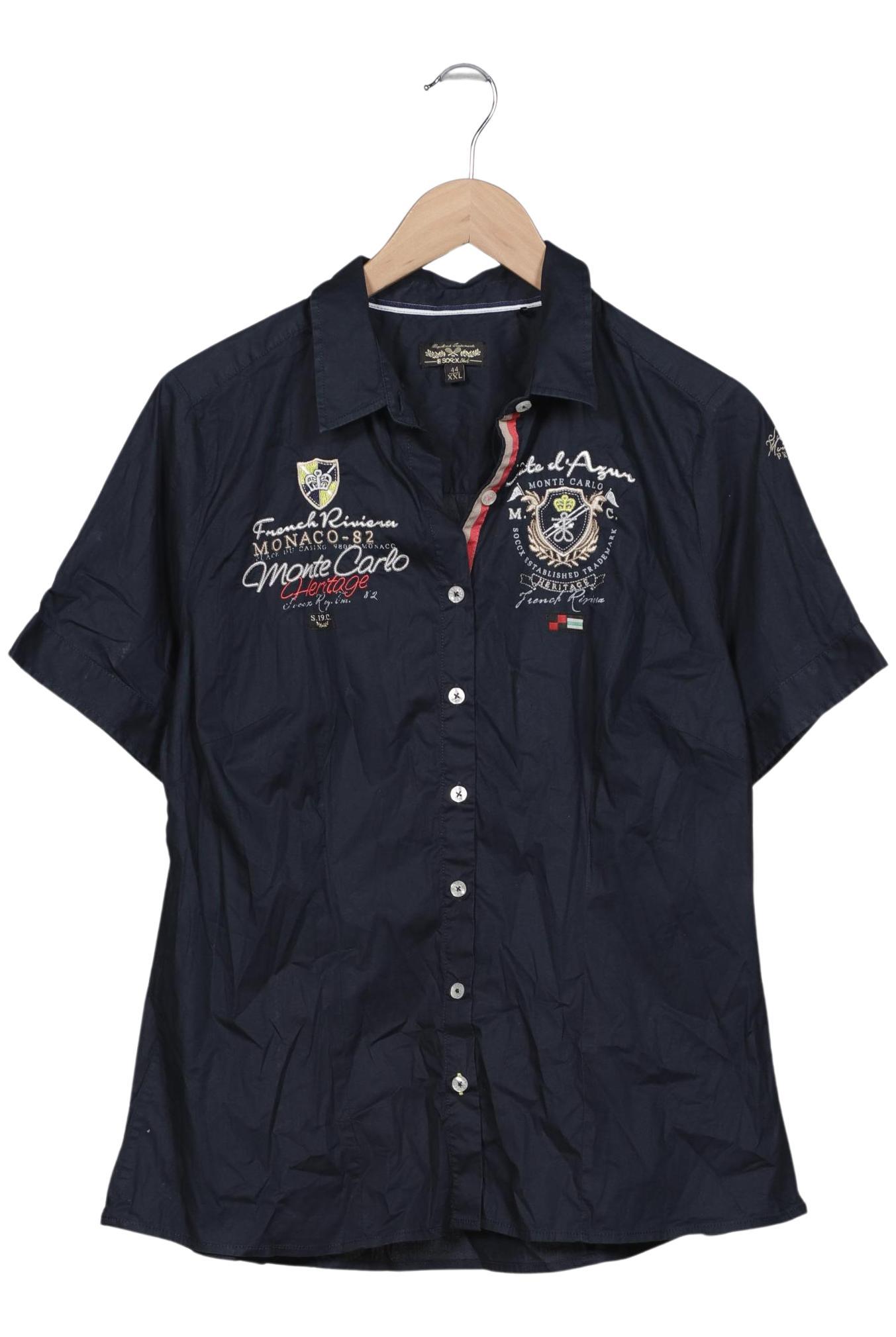 

Soccx Damen Bluse, marineblau, Gr. 44