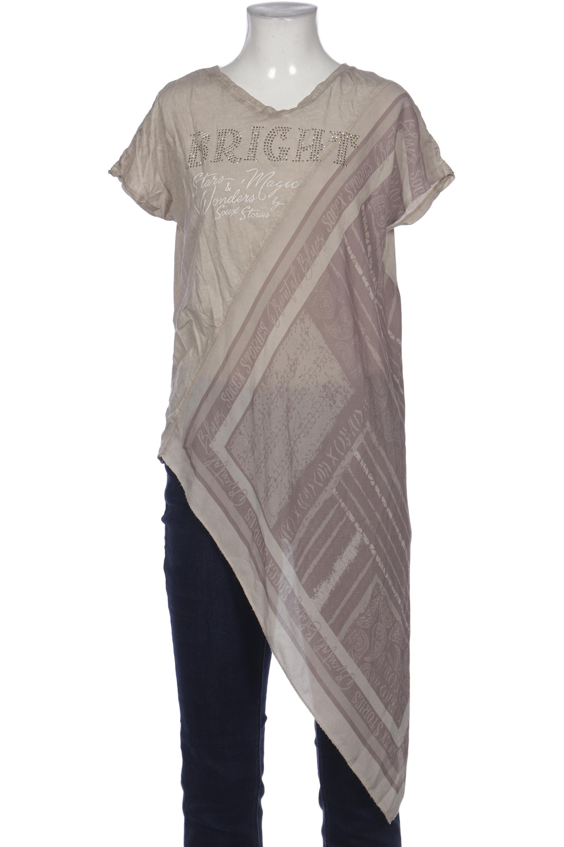 

SOCCX Damen Bluse, beige
