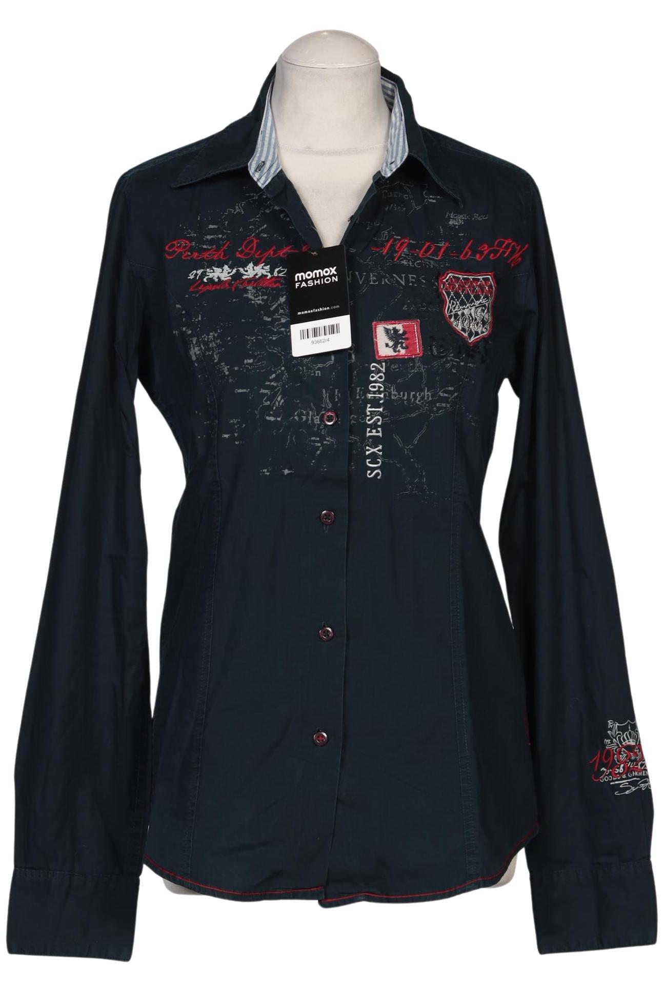 

Soccx Damen Bluse, marineblau, Gr. 38