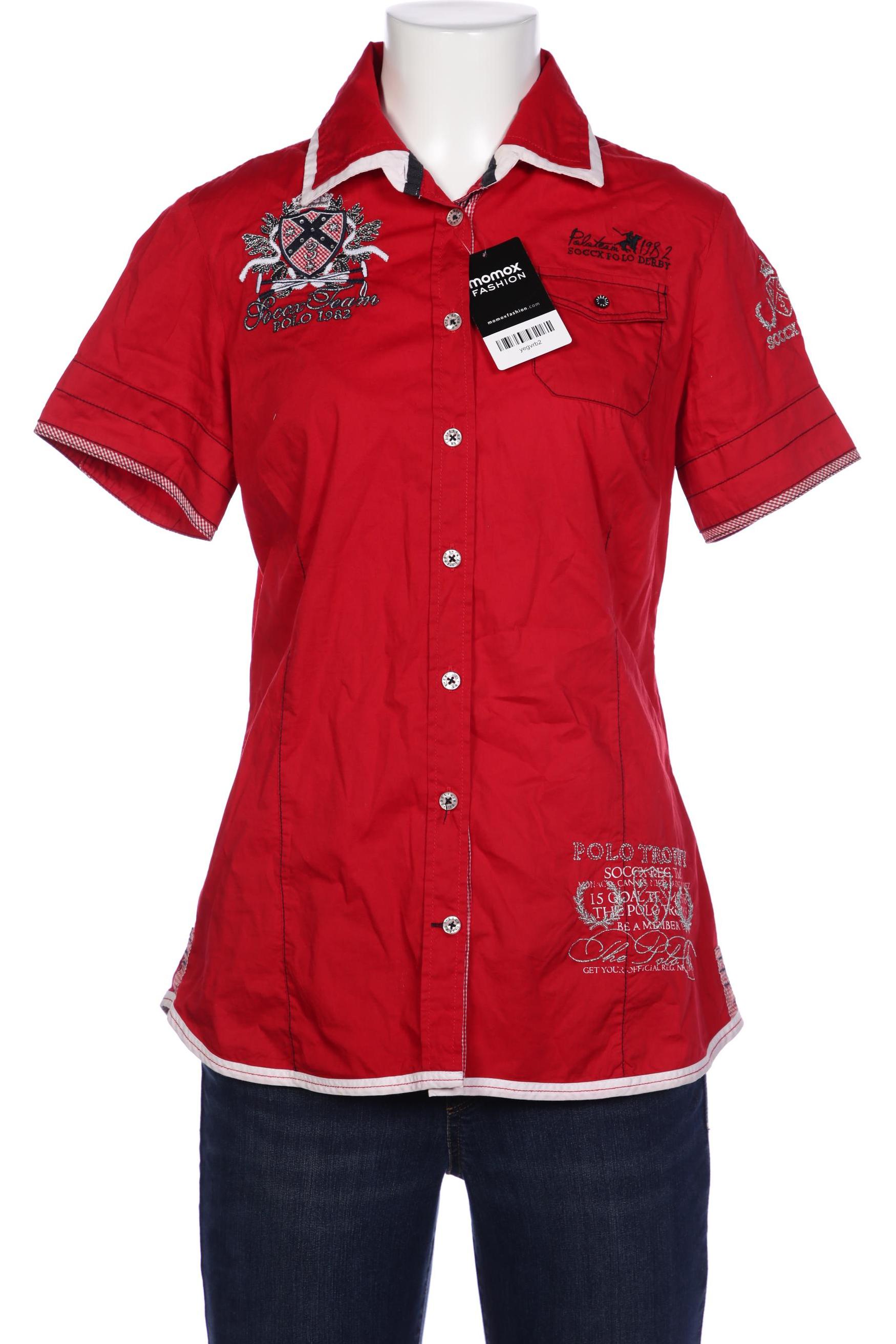 

SOCCX Damen Bluse, rot